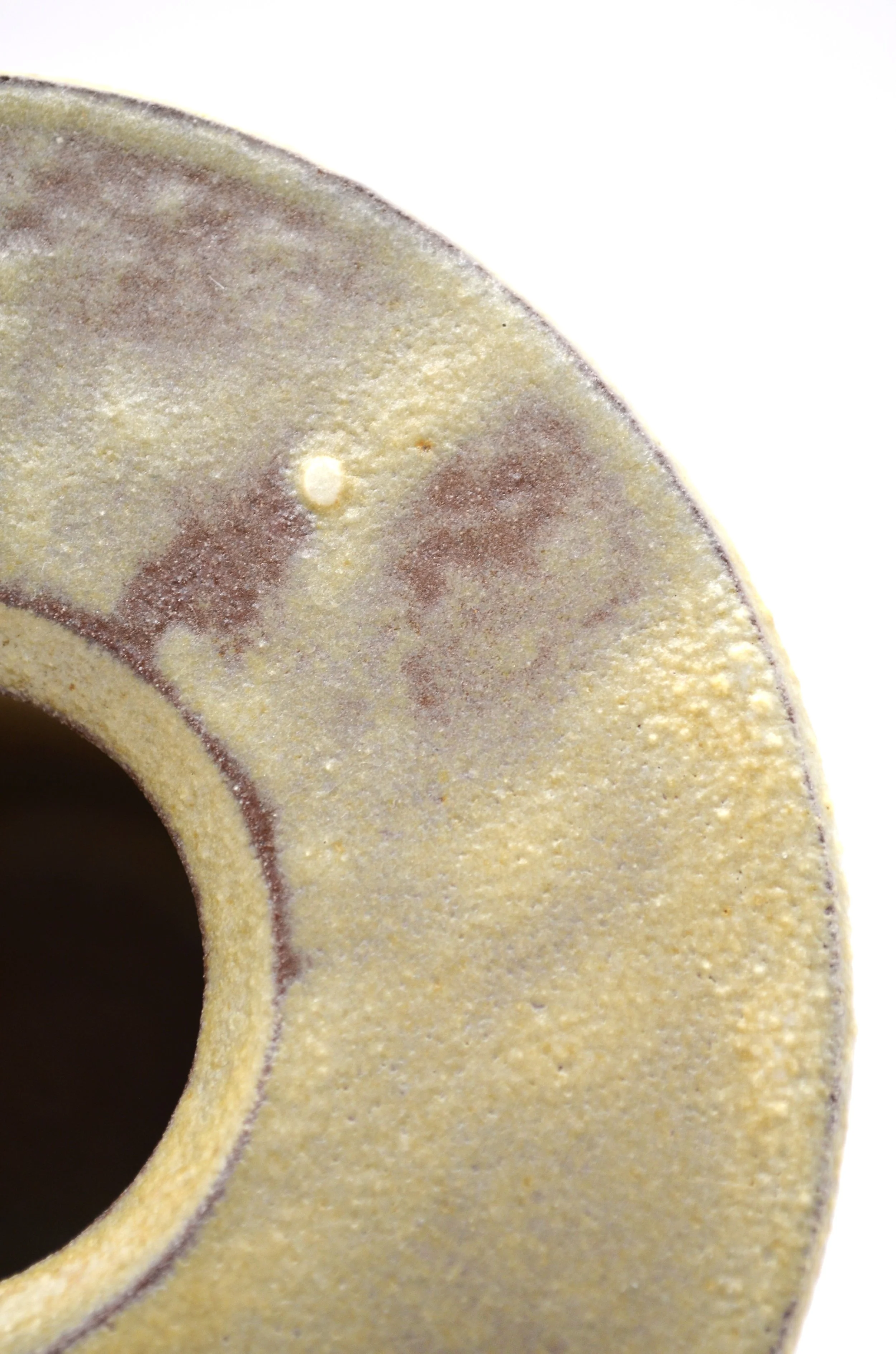 L’Abysse RO#1 - Red clay & Discarded Oyester shell ash glaze. 75% Circular Glaze