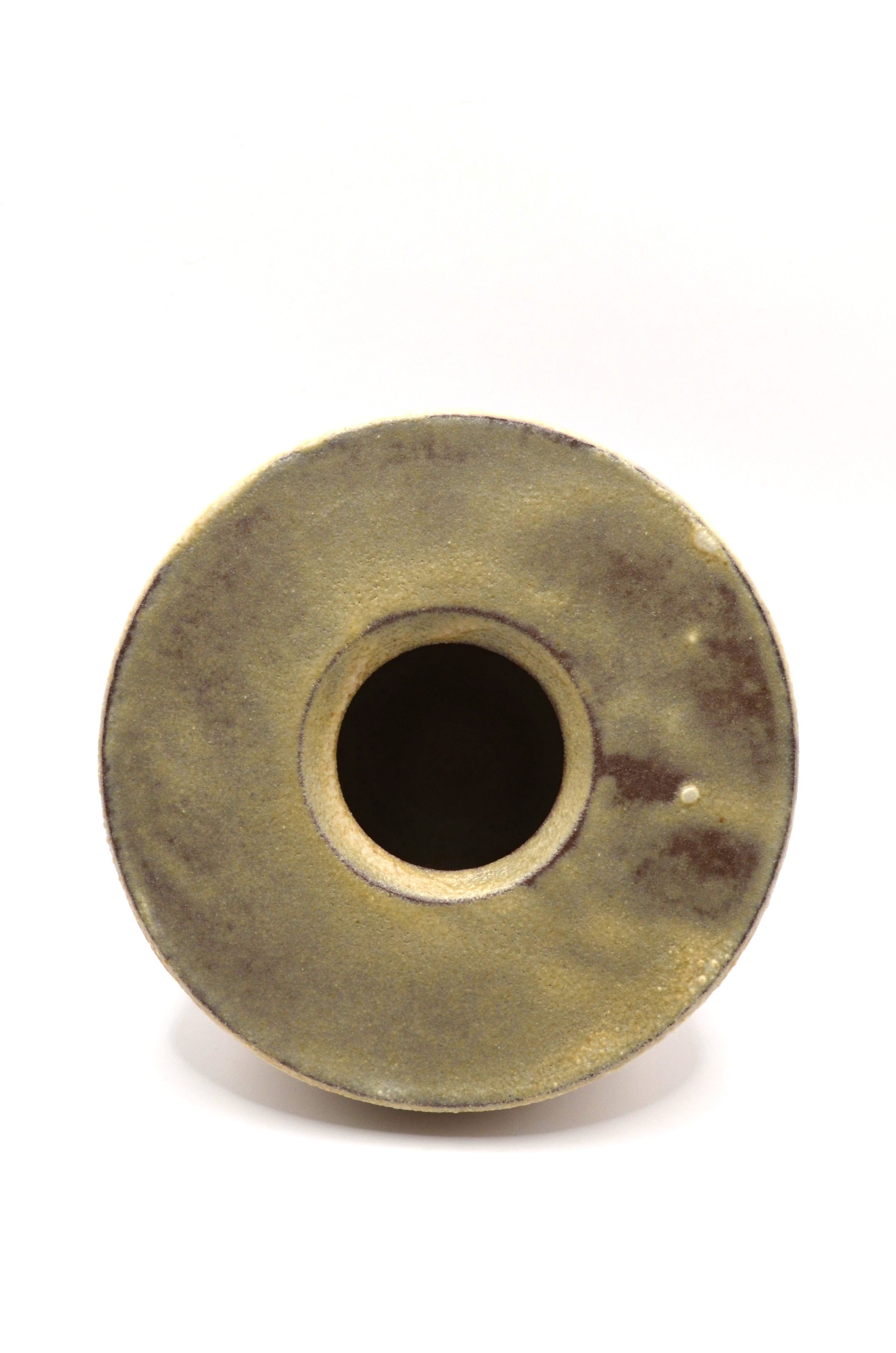 L’Abysse RO#1 - Red clay & Discarded Oyester shell ash glaze. 75% Circular Glaze