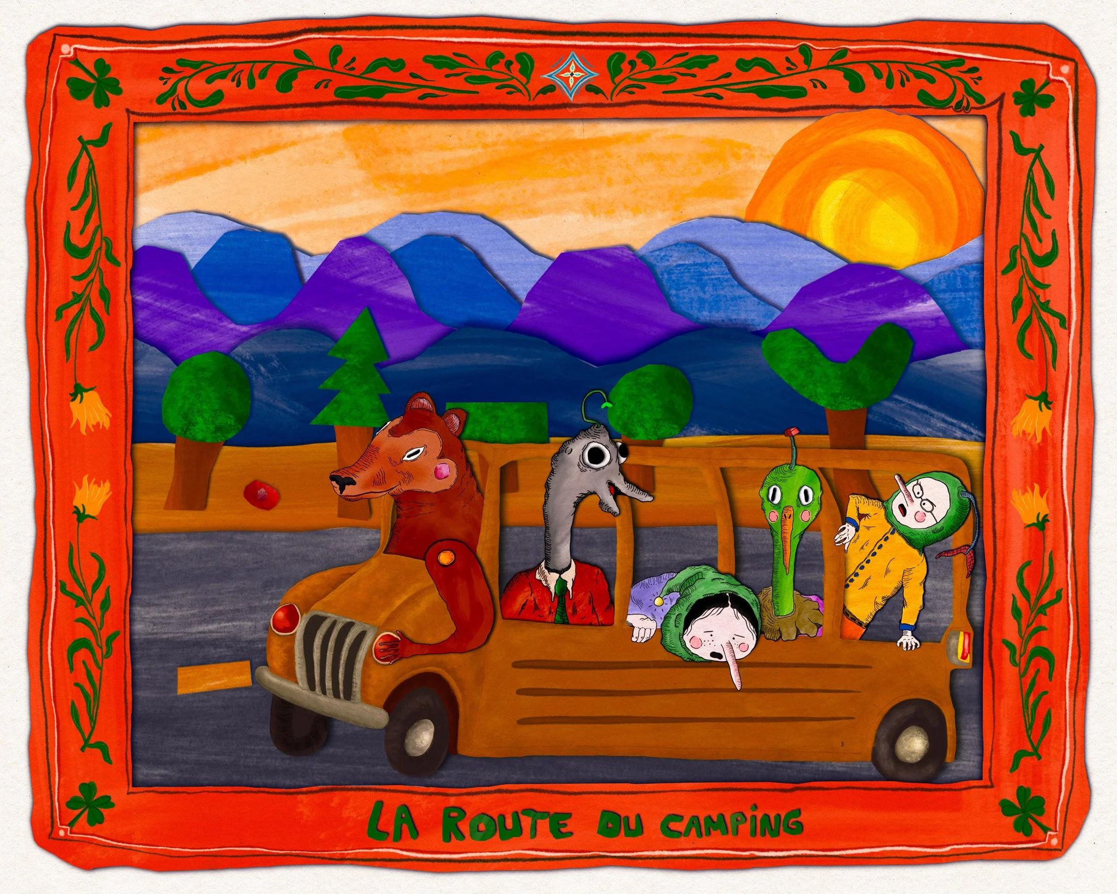 La route du camping