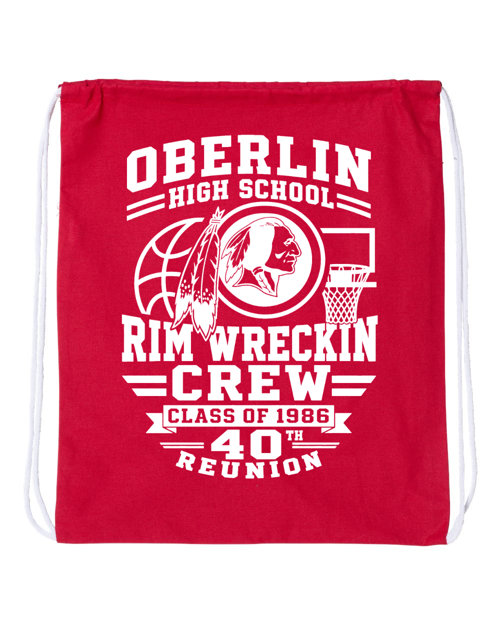"Rim Wreckin Crew" String Canvas Bag