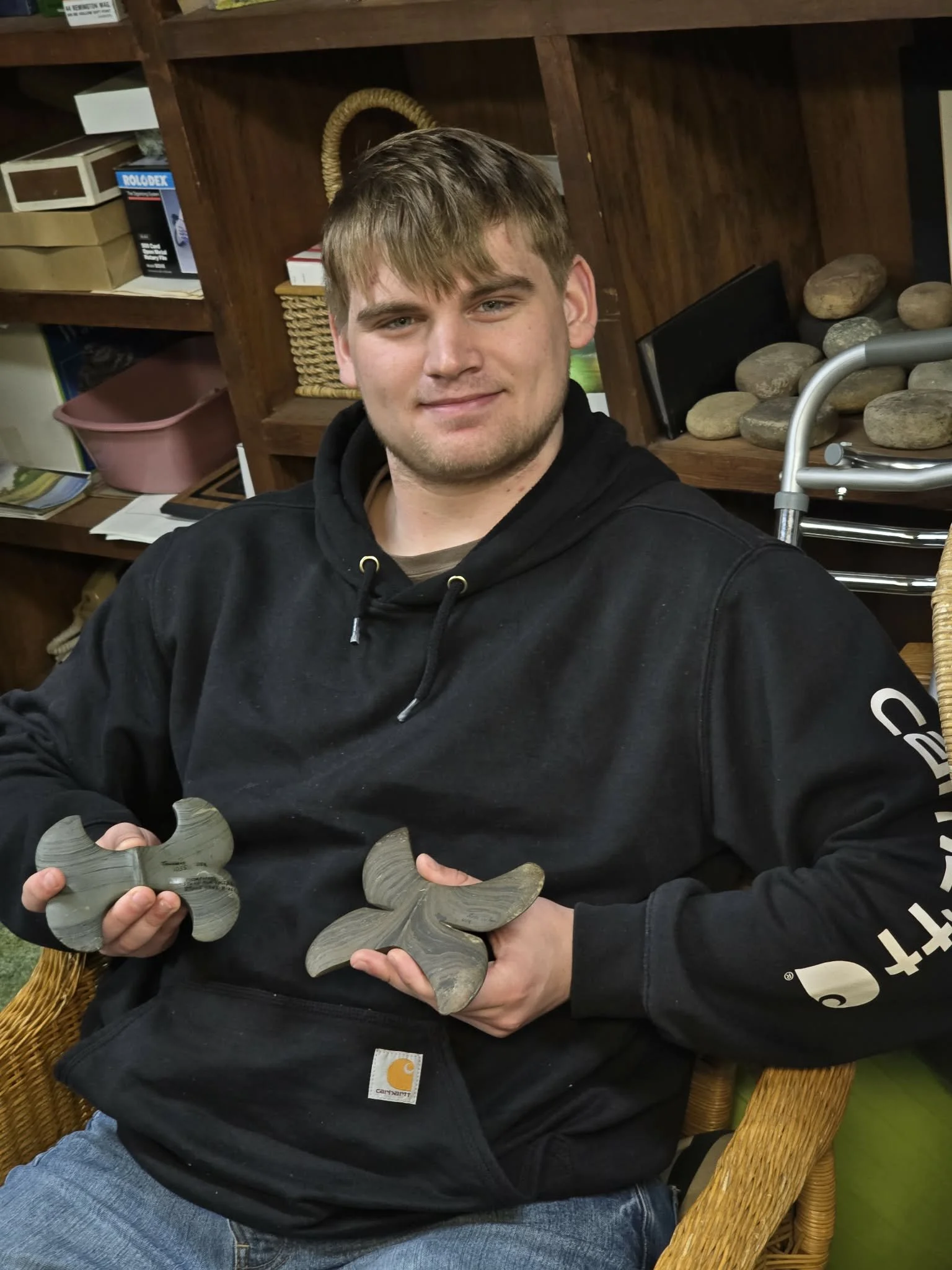 Camden Baker - Barn Burner Relics Inc.; Bannerstones