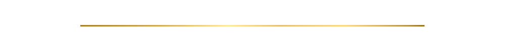 A minimalist gold horizontal line on a white background.