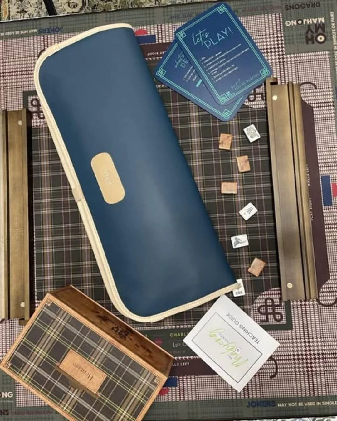 Oh my Mahjong Plaid Preppy Tile Set