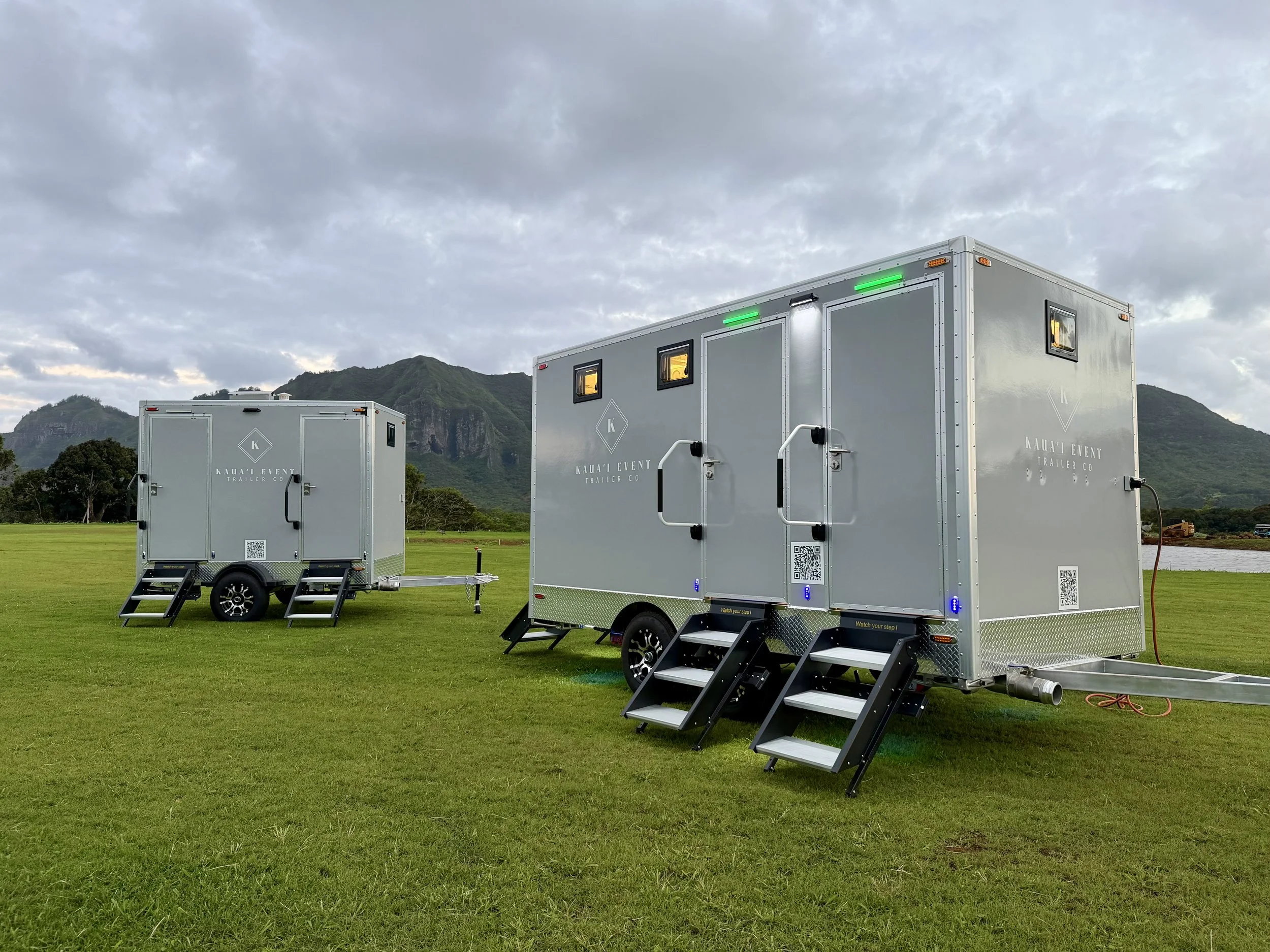 2-Stall and 4-Stall Restroom Trailer