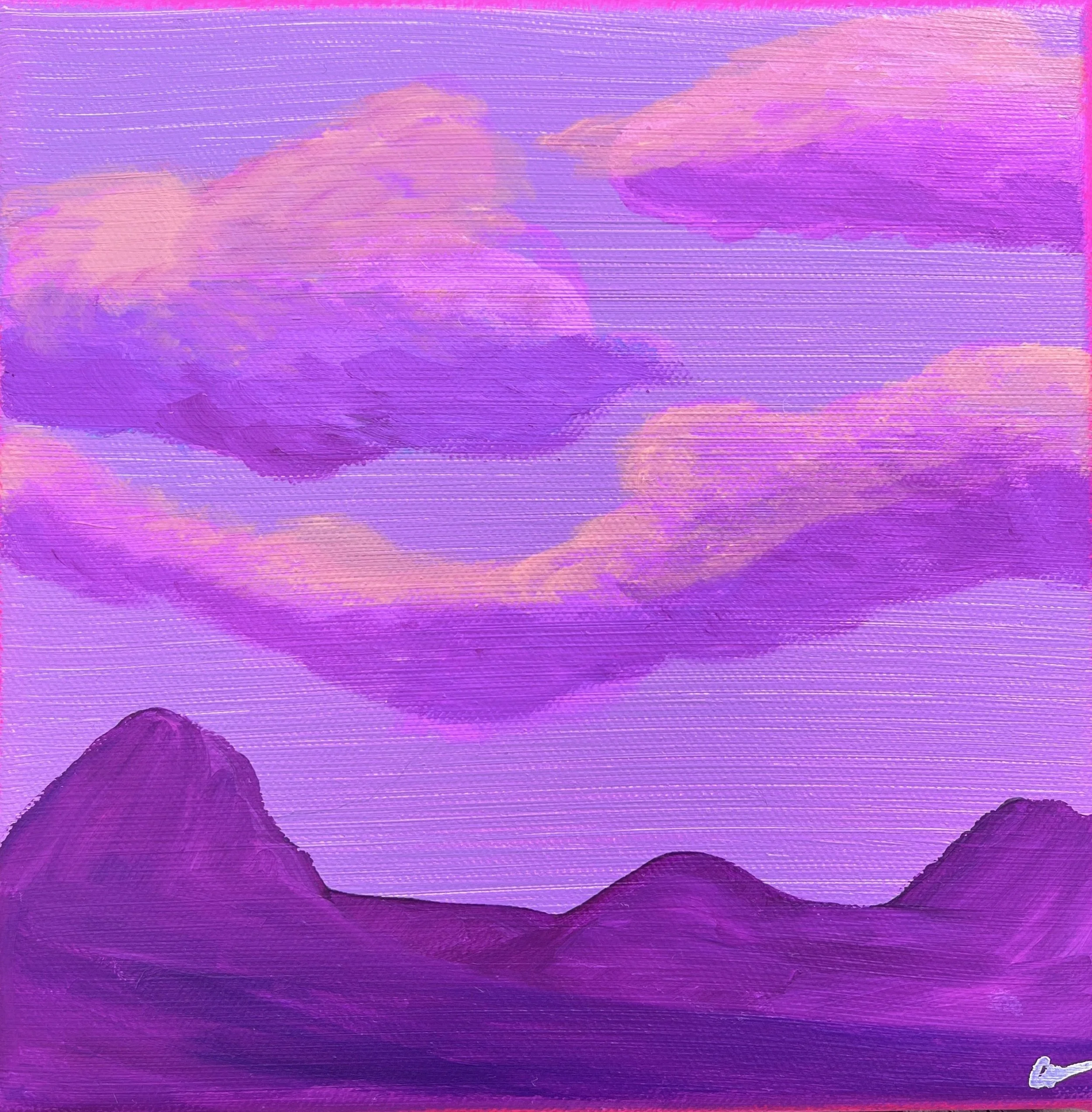 "Out West" - 8x8 - $45