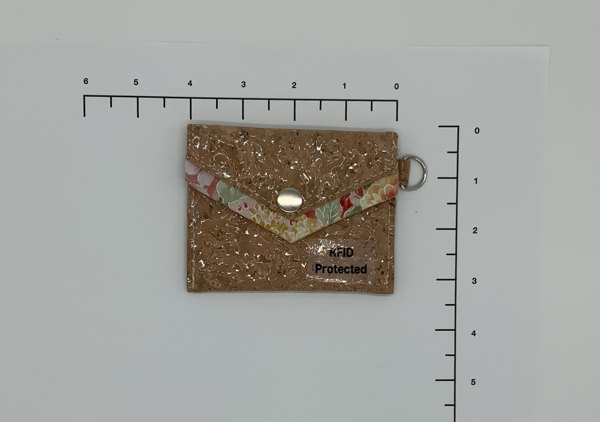 Eco-Friendly Card Wallet with RFID Protection and Natural Cork