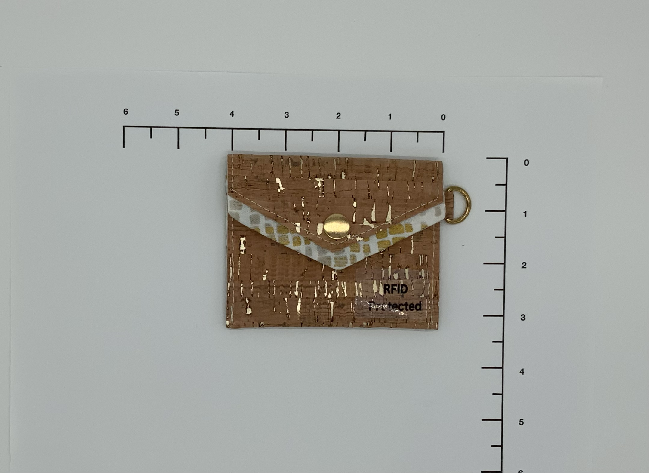 Eco-Chic Cork Wallet with Gold Accents and RFID Protection (Copy)