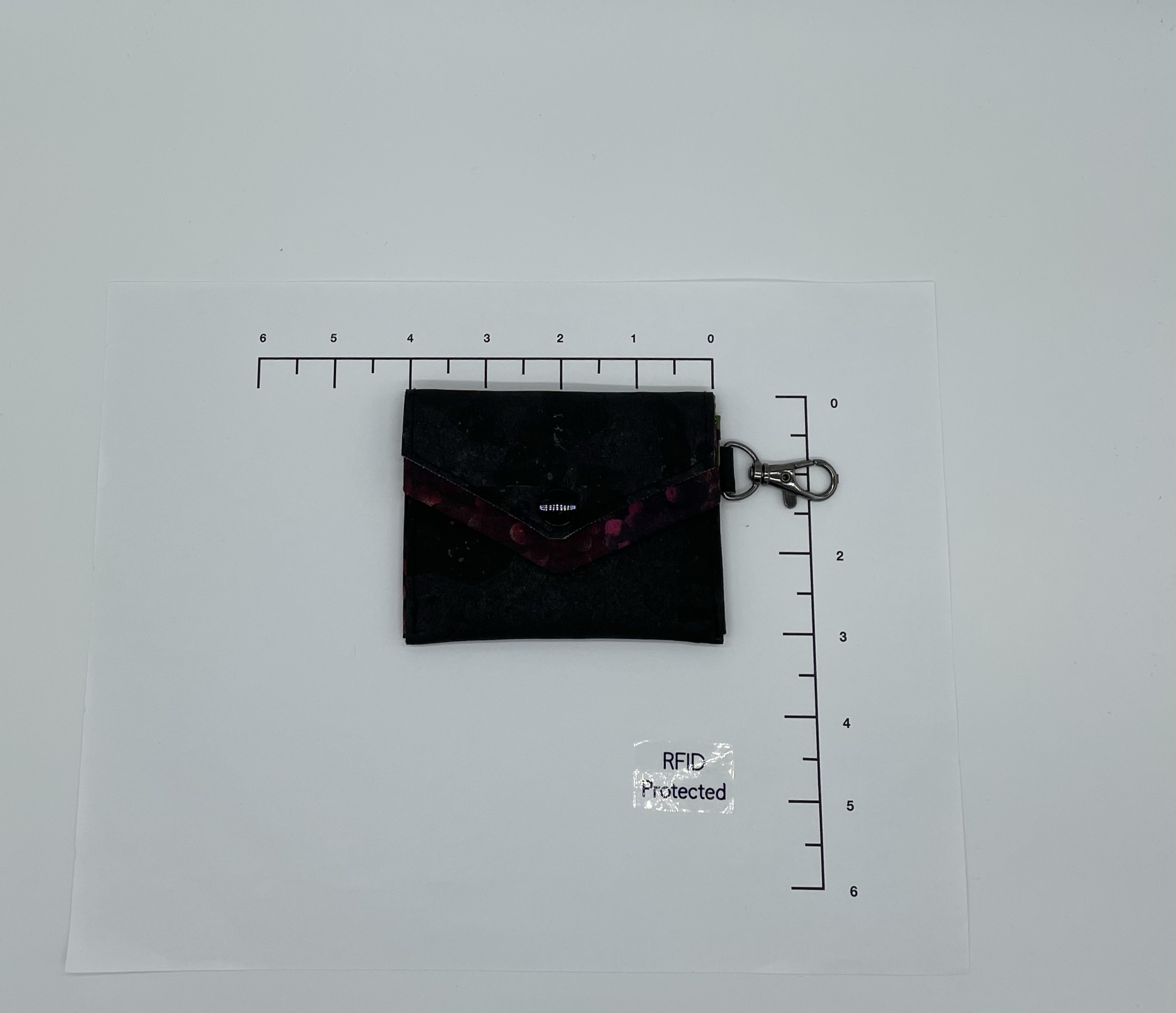 Elegant Black Cork Wallet with RFID Security