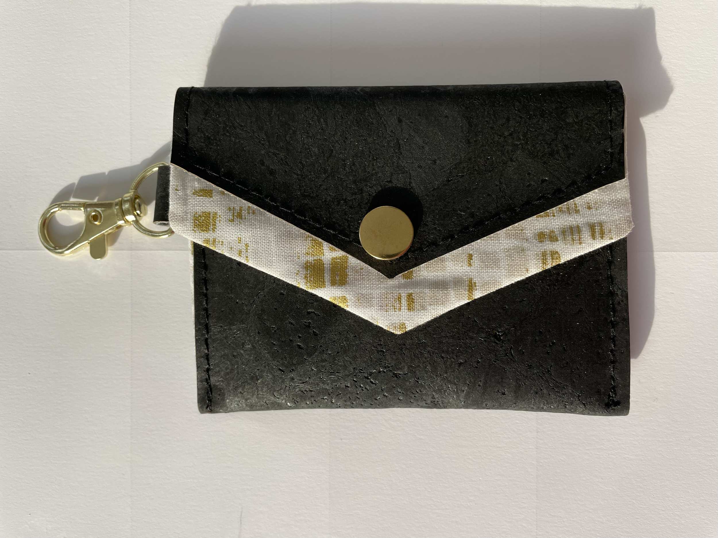 Elegant Black Cork Wallet with RFID Security