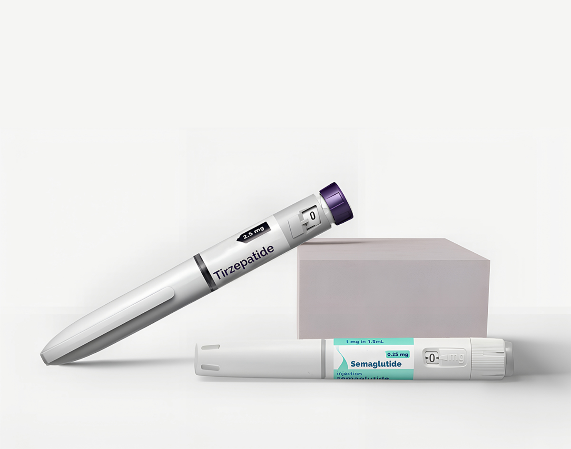 We offer GLP-1 medications such as semaglutide and tirzepatide to help you achieve your weight loss goals.