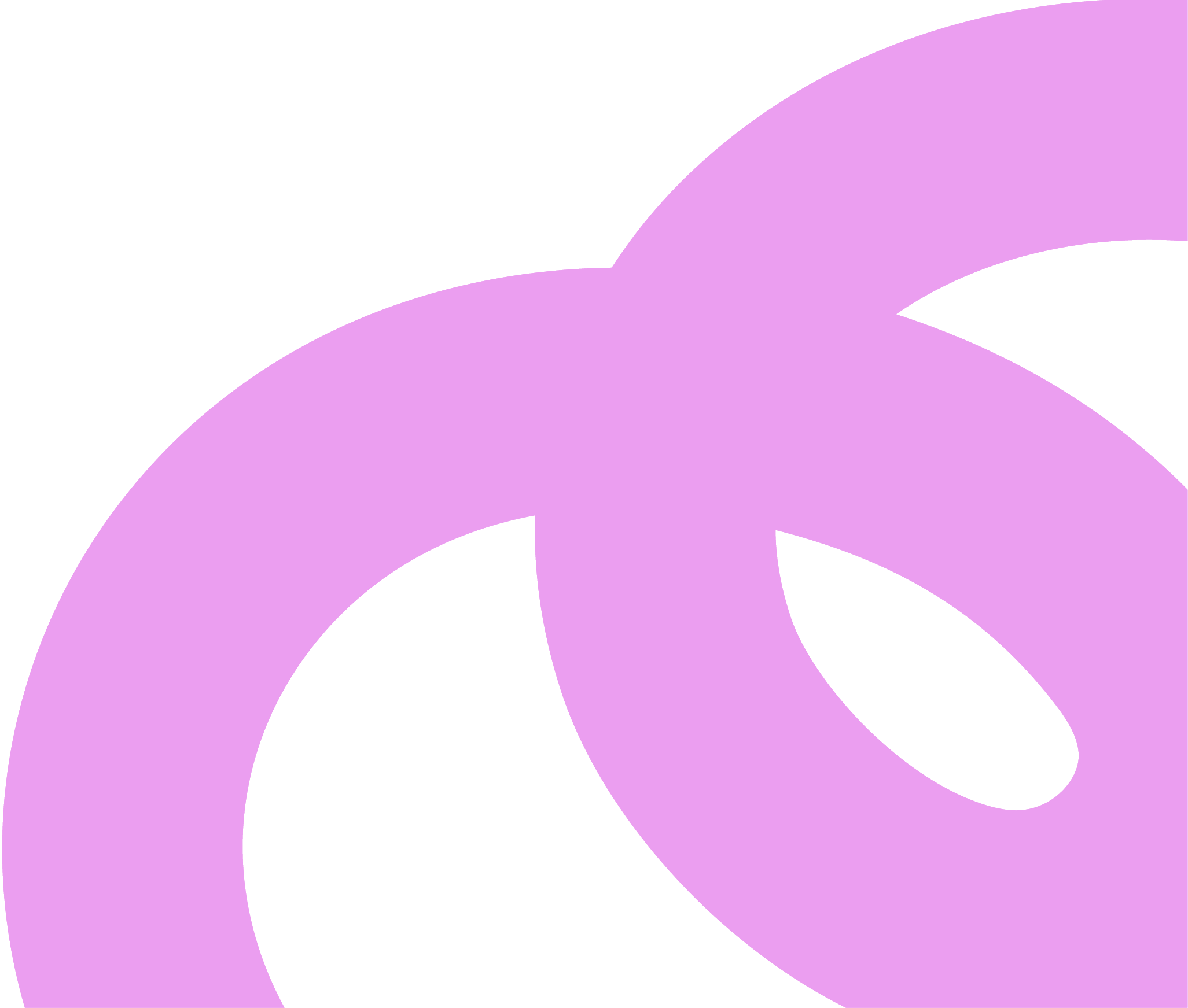 Une illustration stylisée d'une lettre 'Q' en violet clair sur fond noir