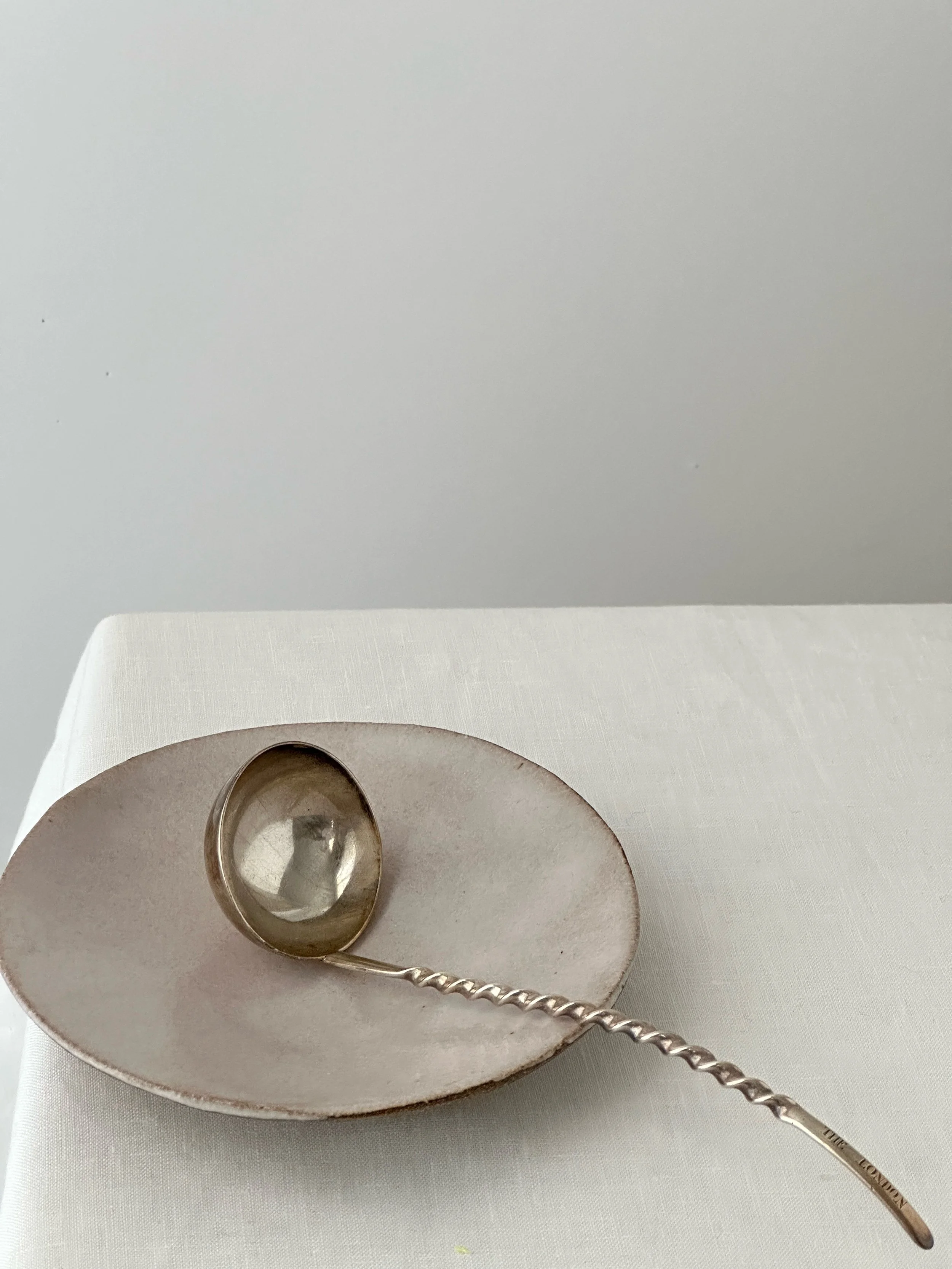 Hotel silver small ladle