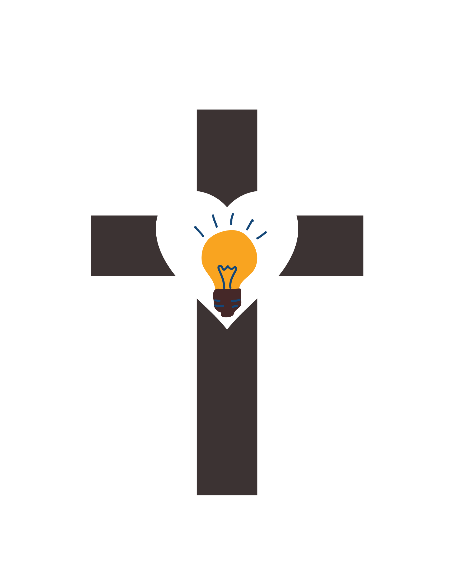 A lightbulb with a filament inside, emitting light.
