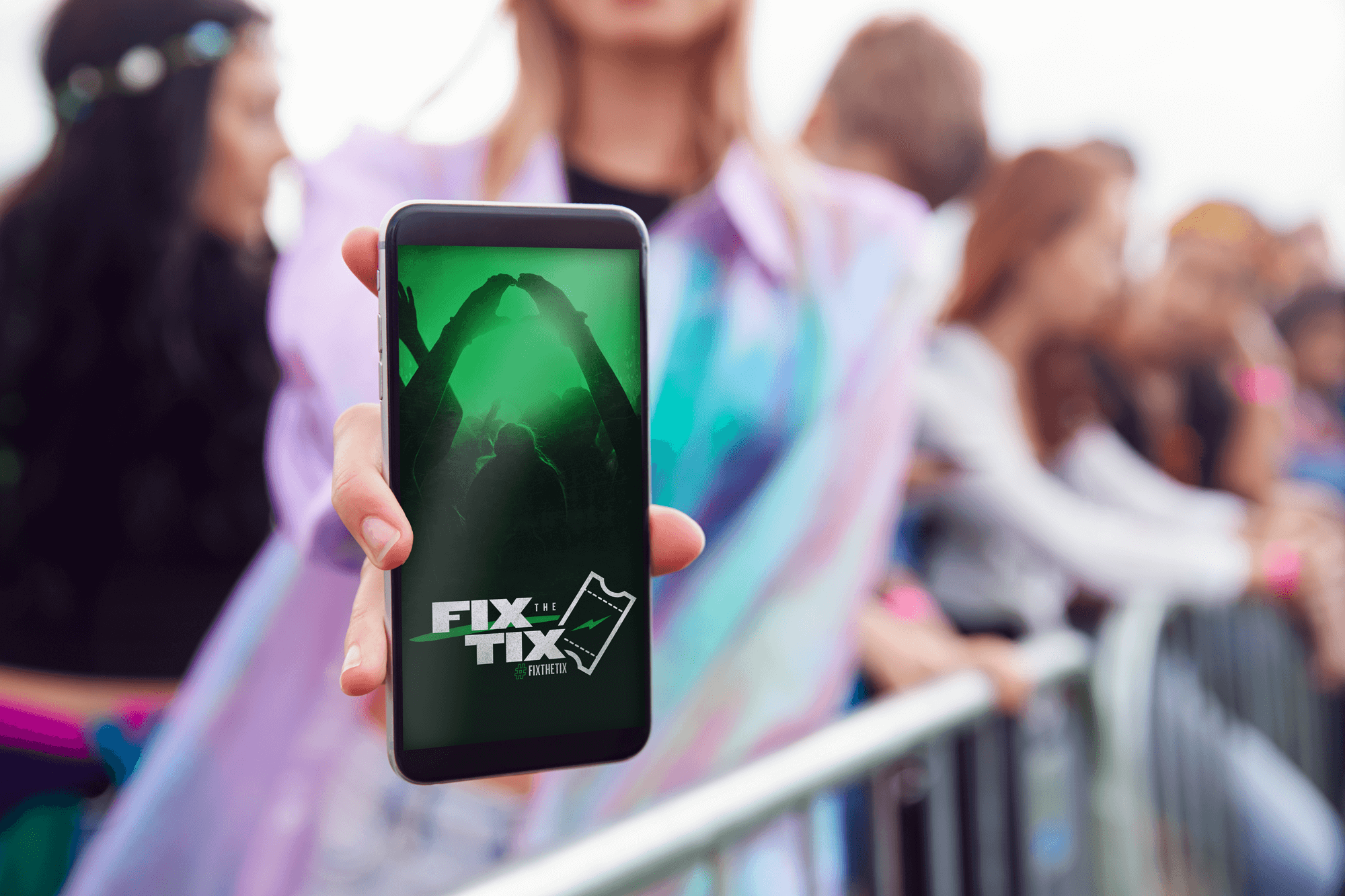 Fix The Tix Logo on Mobile Device