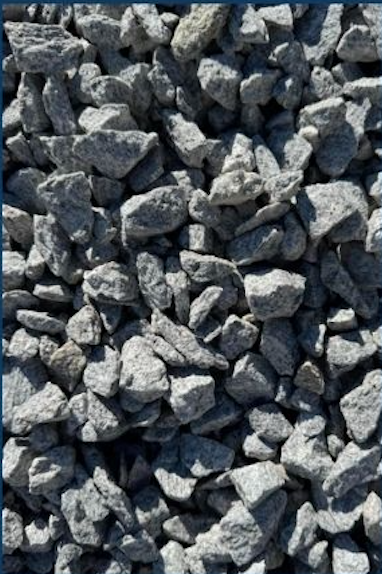 Close-up of gray gravel stones.