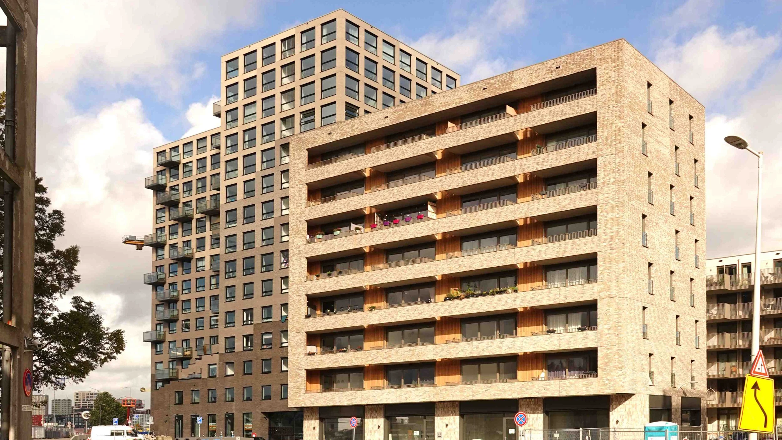appartementengebouw Amsterdam - sociale woningbouw - ontwerp: CHANGE.NL