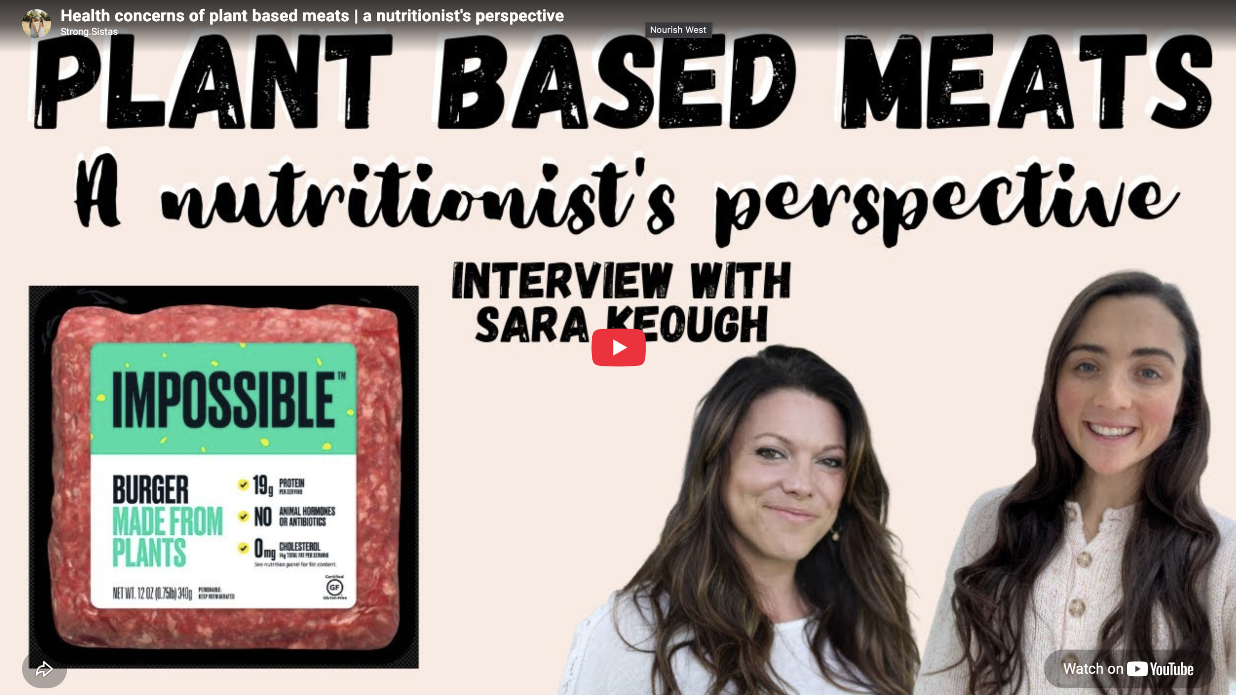 Plant-Based Meat Health Concerns | Sara Keough Interview