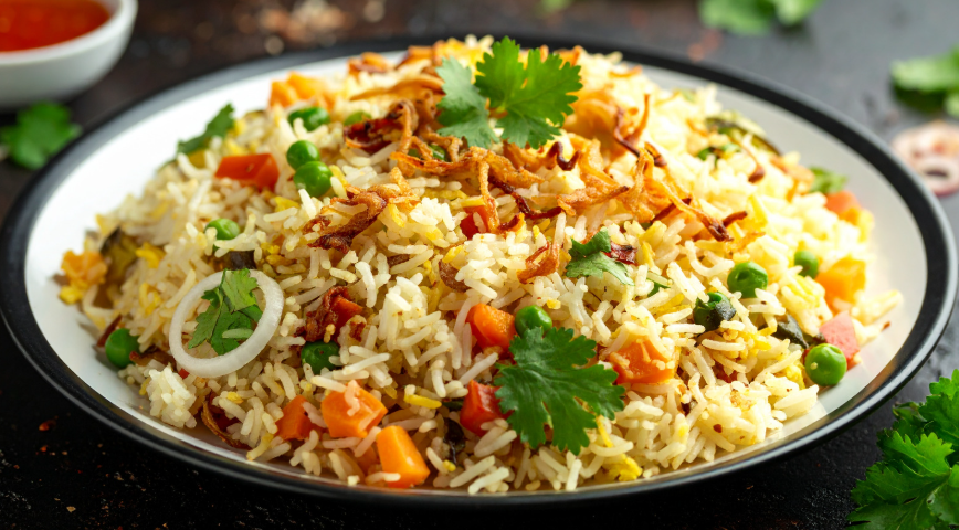 Crispy Chicken Skin Fried Rice