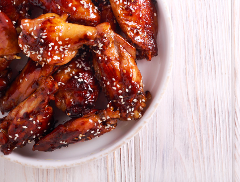 Sticky Chicken on Rice