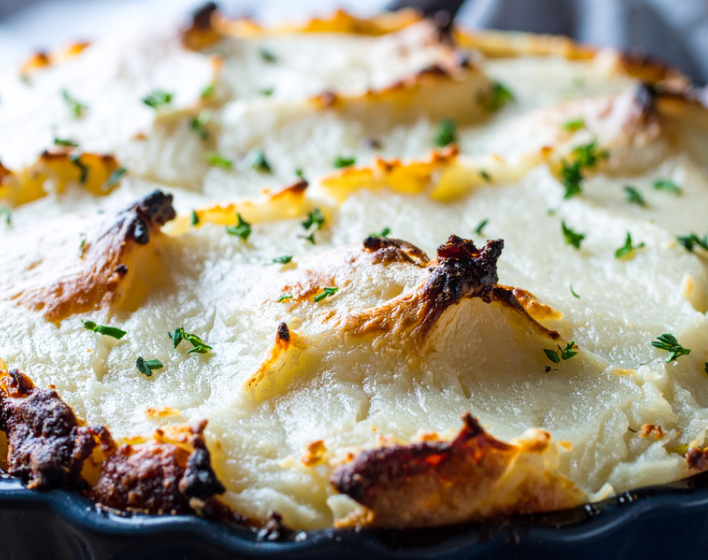 Potato Top Chicken Pie