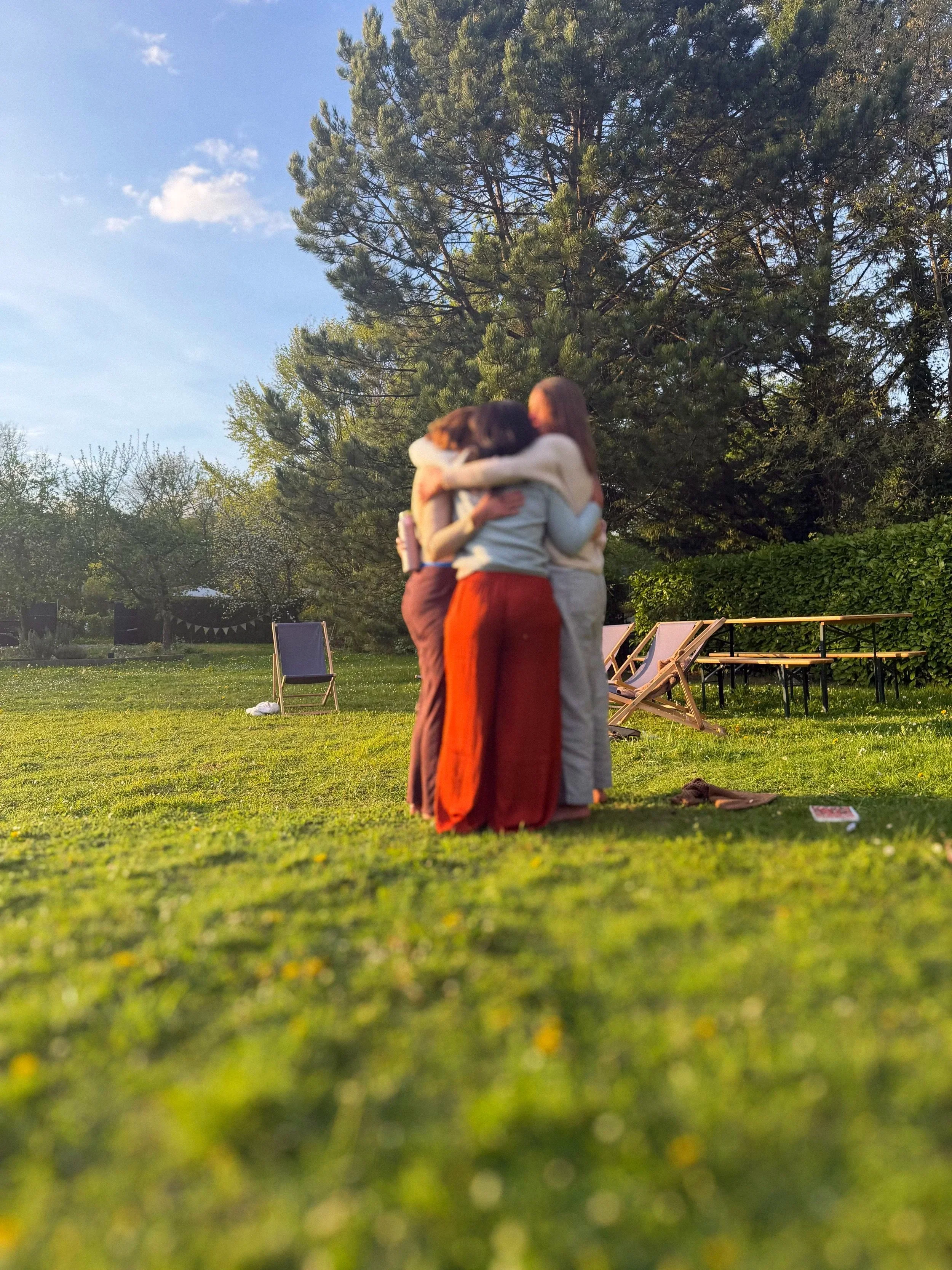 Capsule Retreats Women Hugging