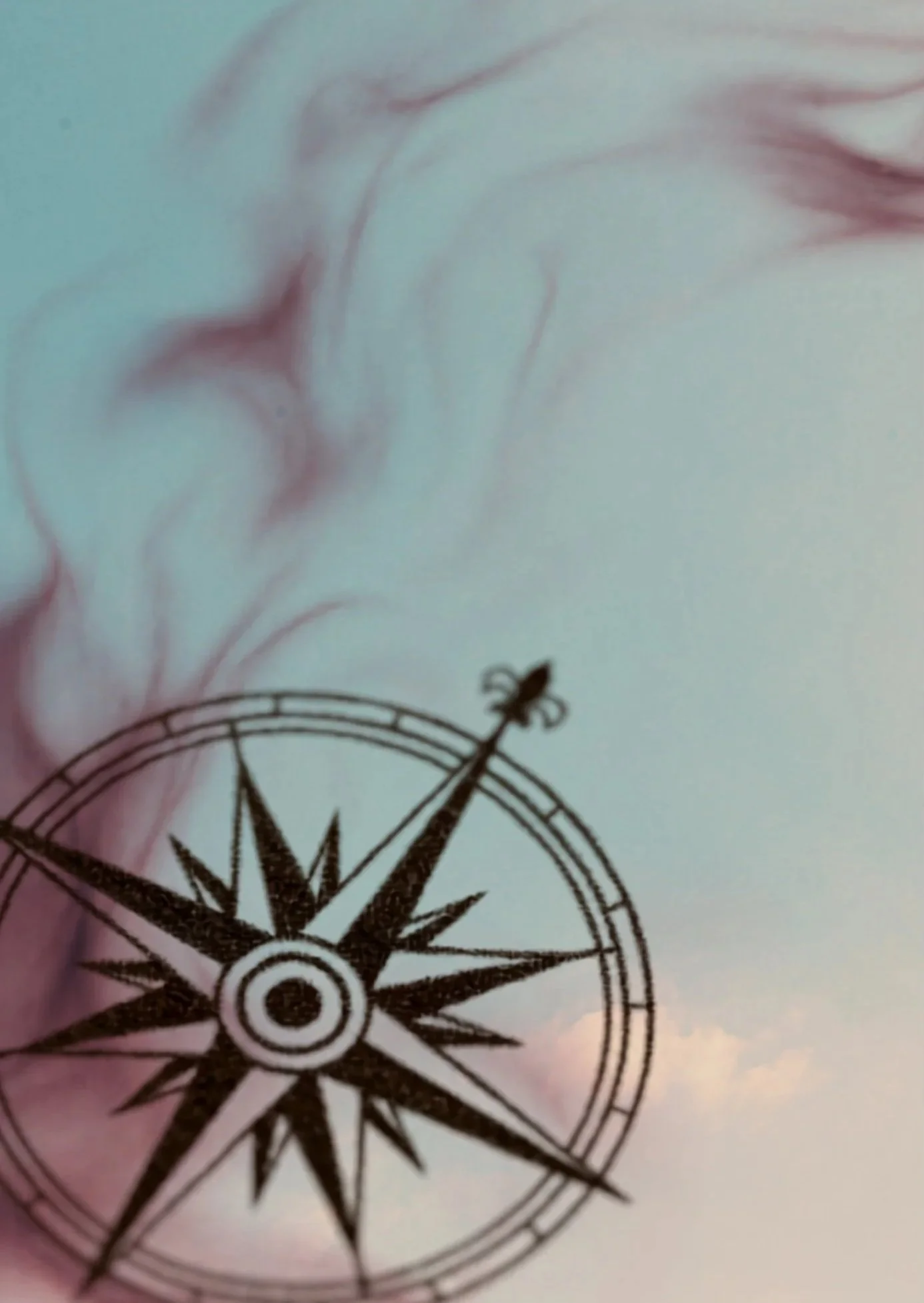 Mentoring Main Visual - Compass with Fleur de Lys
