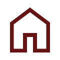 burgundy house icon