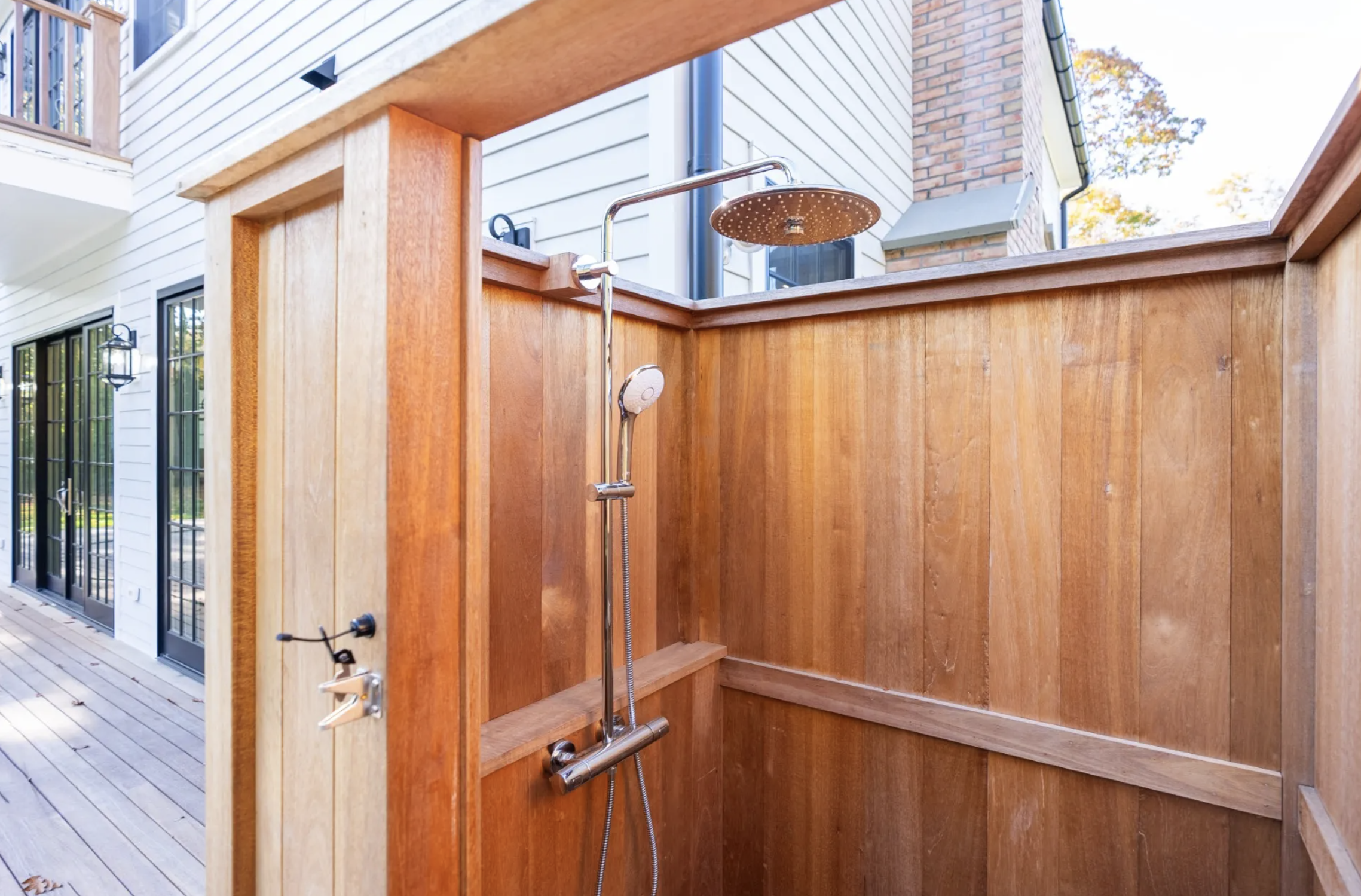 hamptons outdoor shower