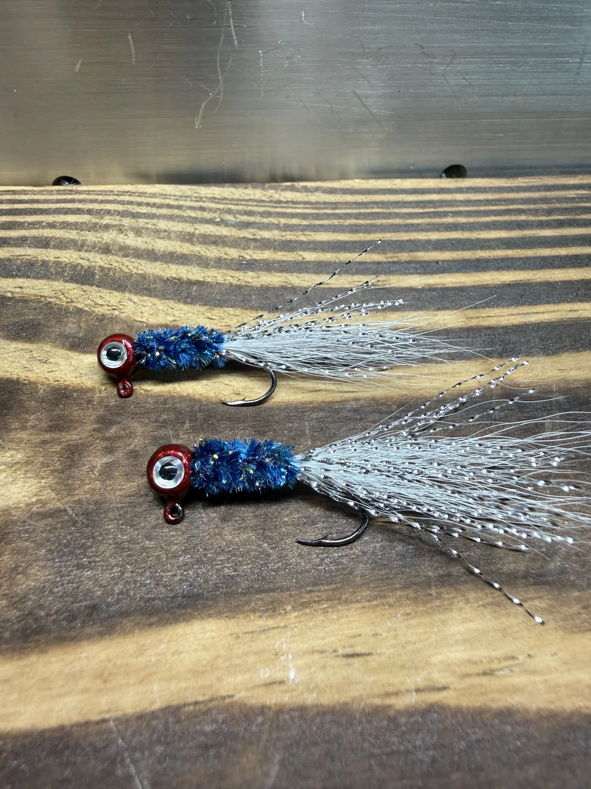 Bucktail crappie jig (The Patriot)