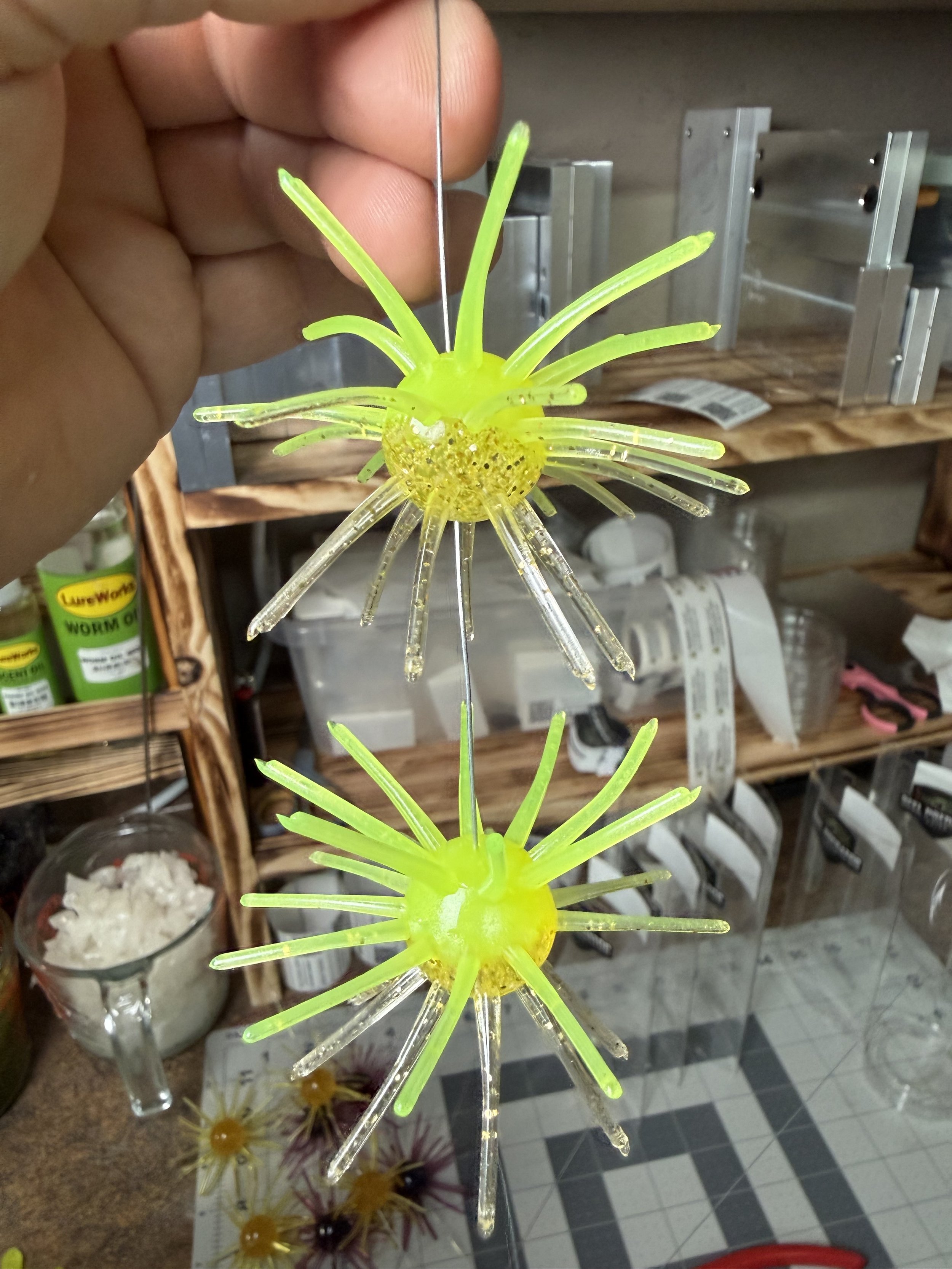 Fuzzy Balls (Gold Chartreuse)