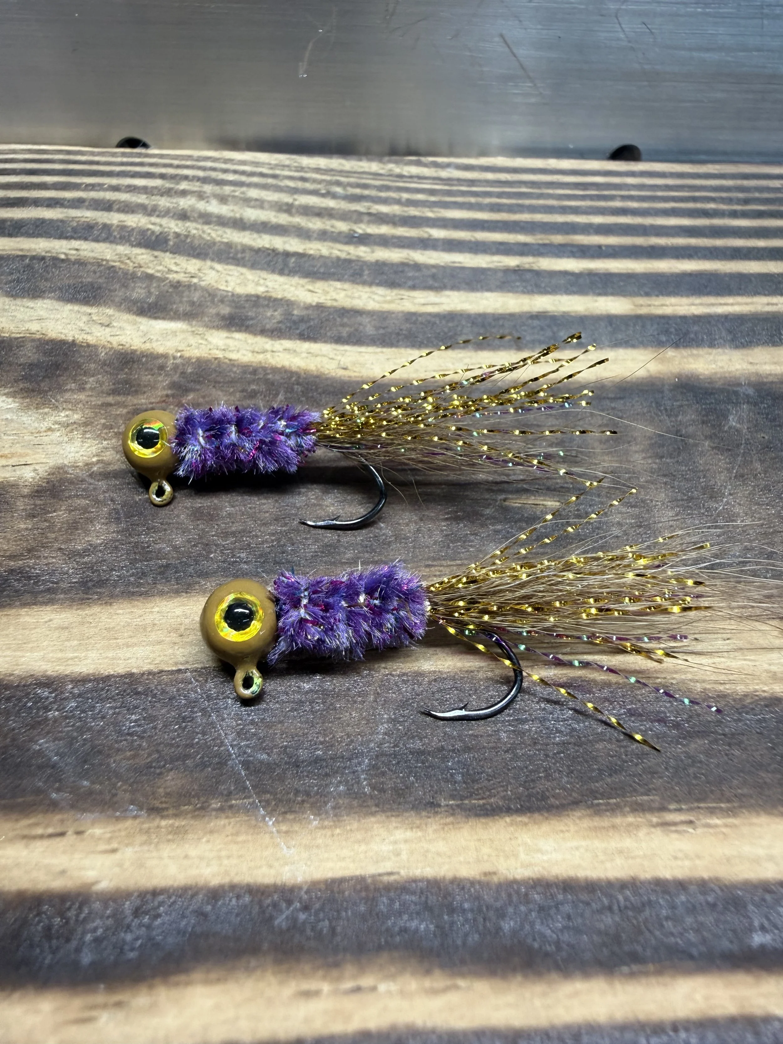 Bucktail crappie jig (PB&J)