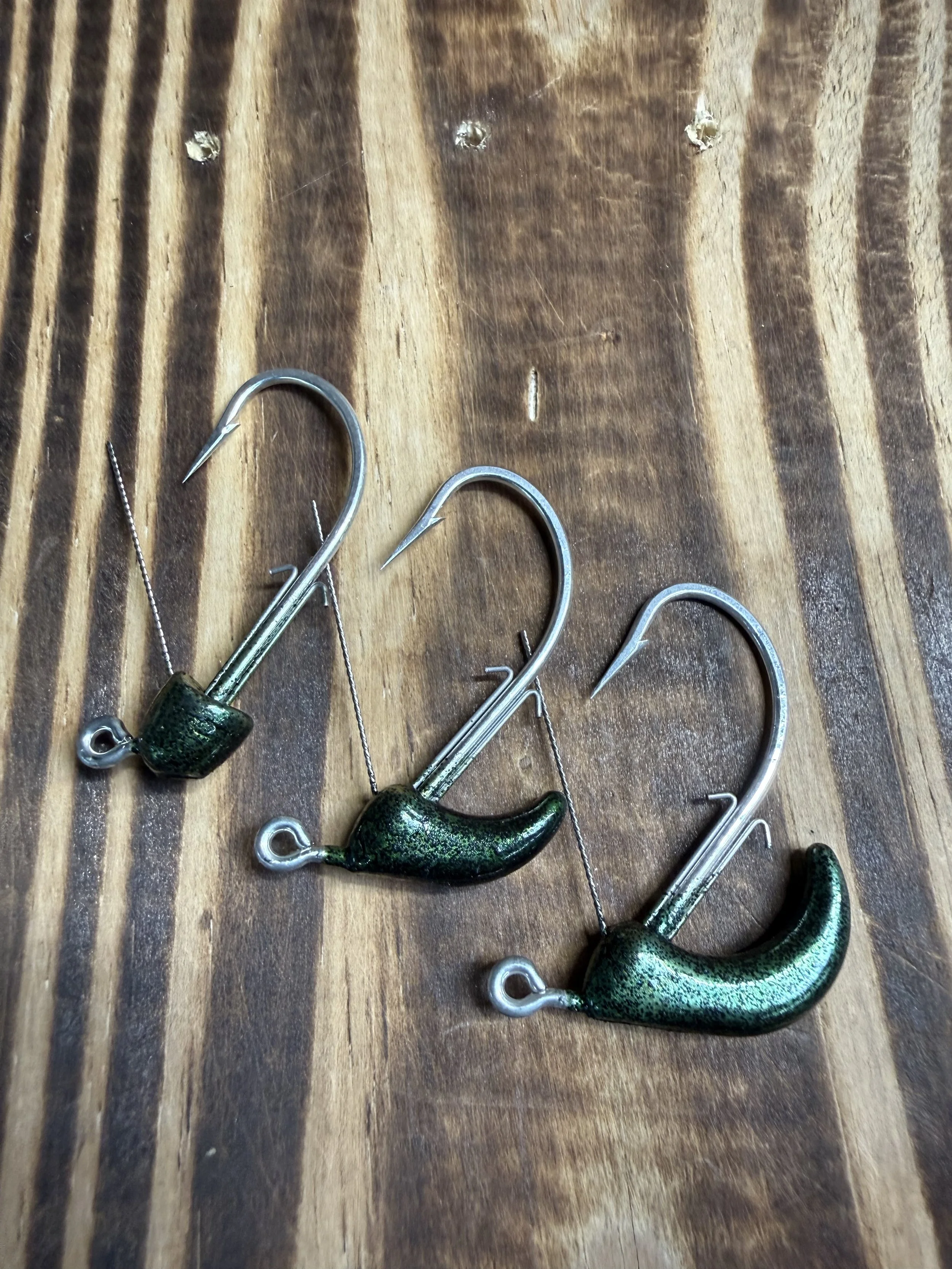 Shockwave jig head (Watermelon Pepper)