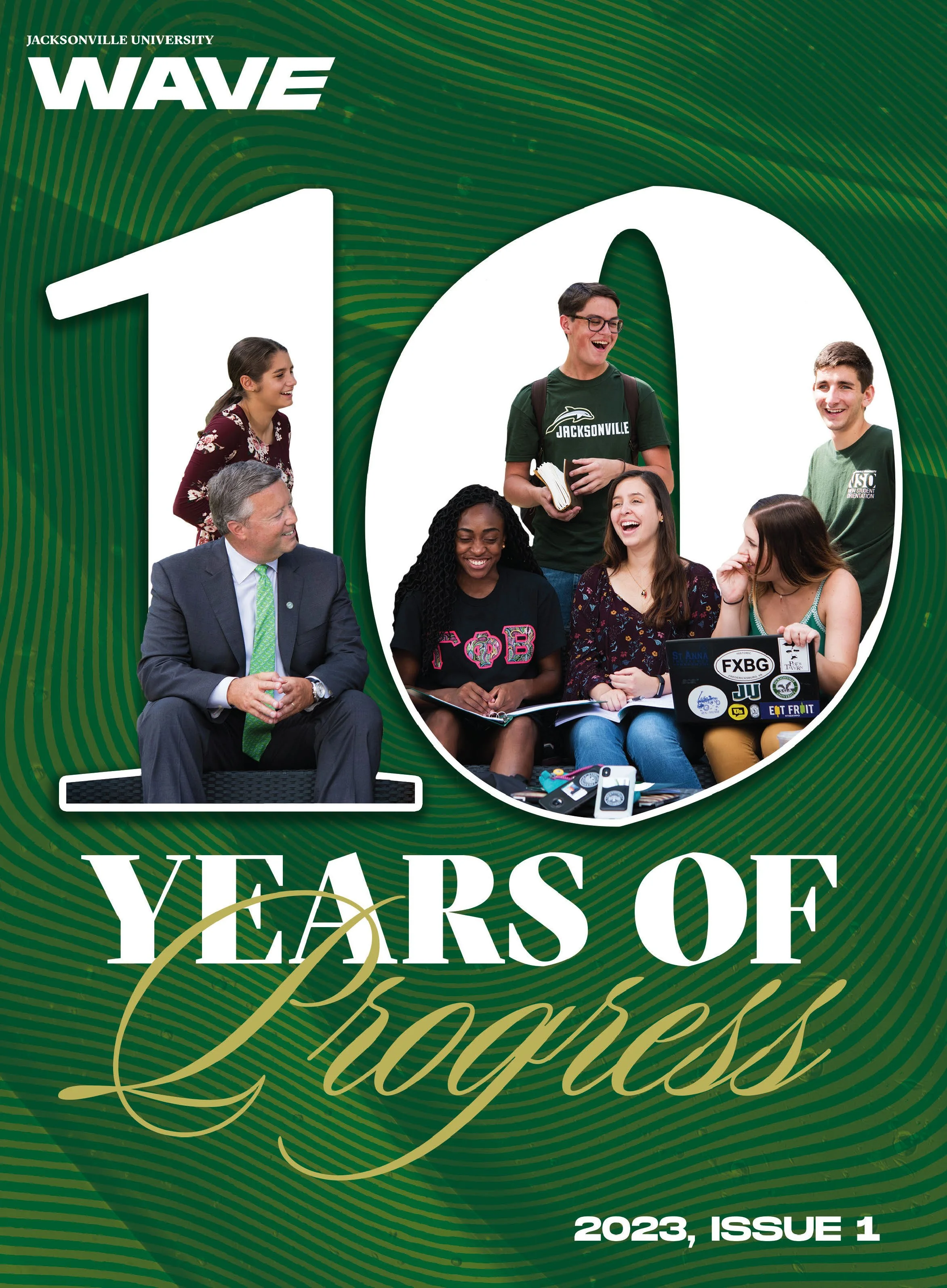 WAVE Magazine 10 Years of Progress 2023 Issue 1 Cover Design