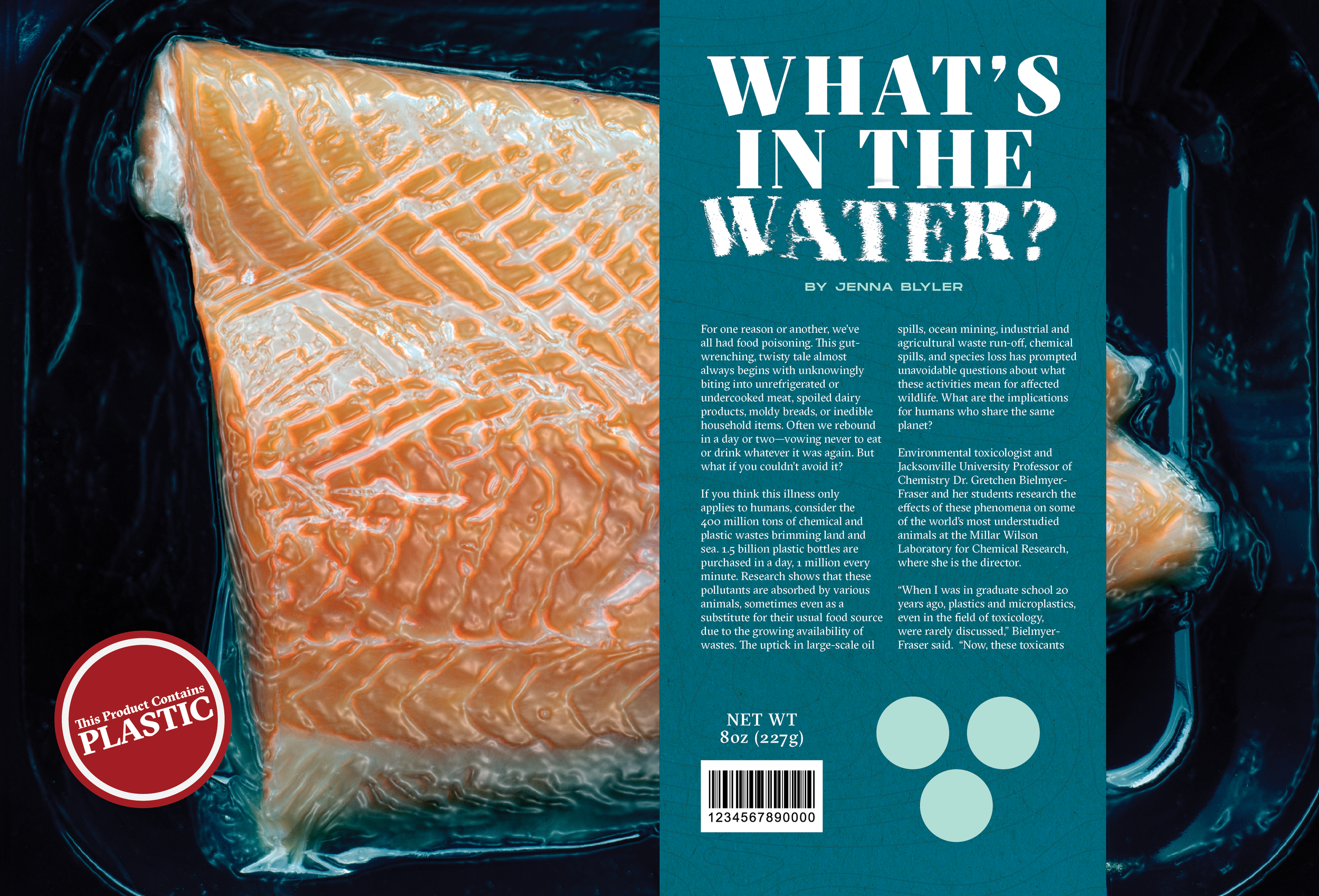 Editorial Intro Spread on Microplastics in Food Sources