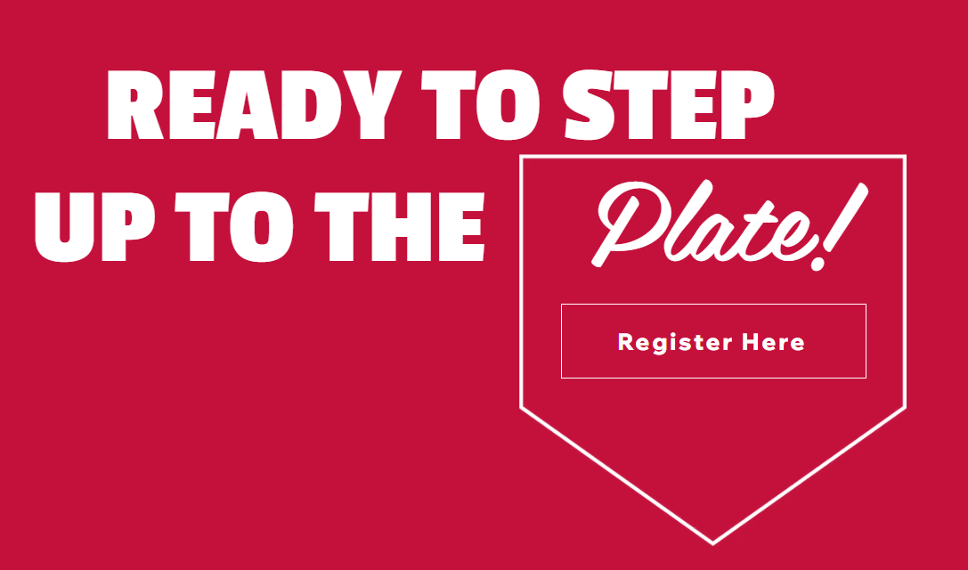Walk Off Charities Step Up to the Plate Custom Button