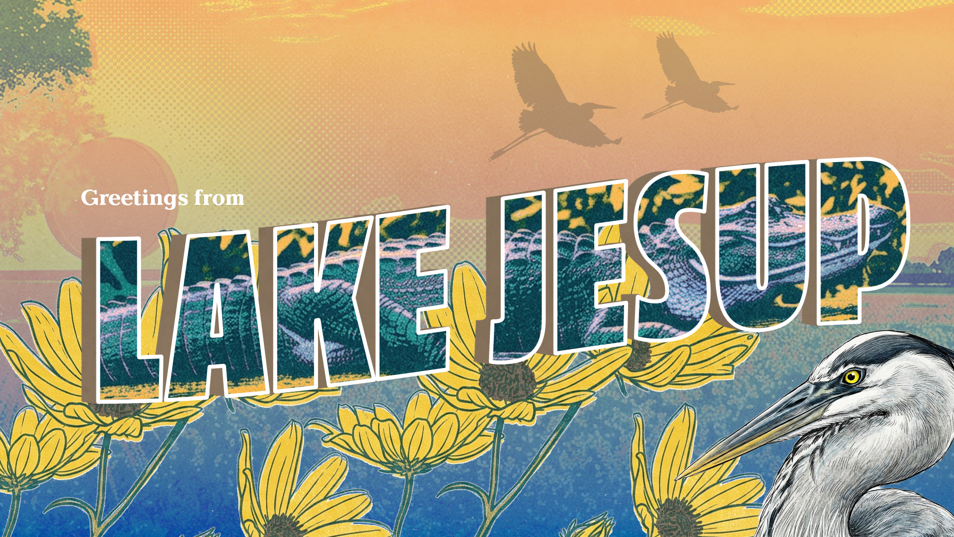 Lake Jesup Greeting Card 2026