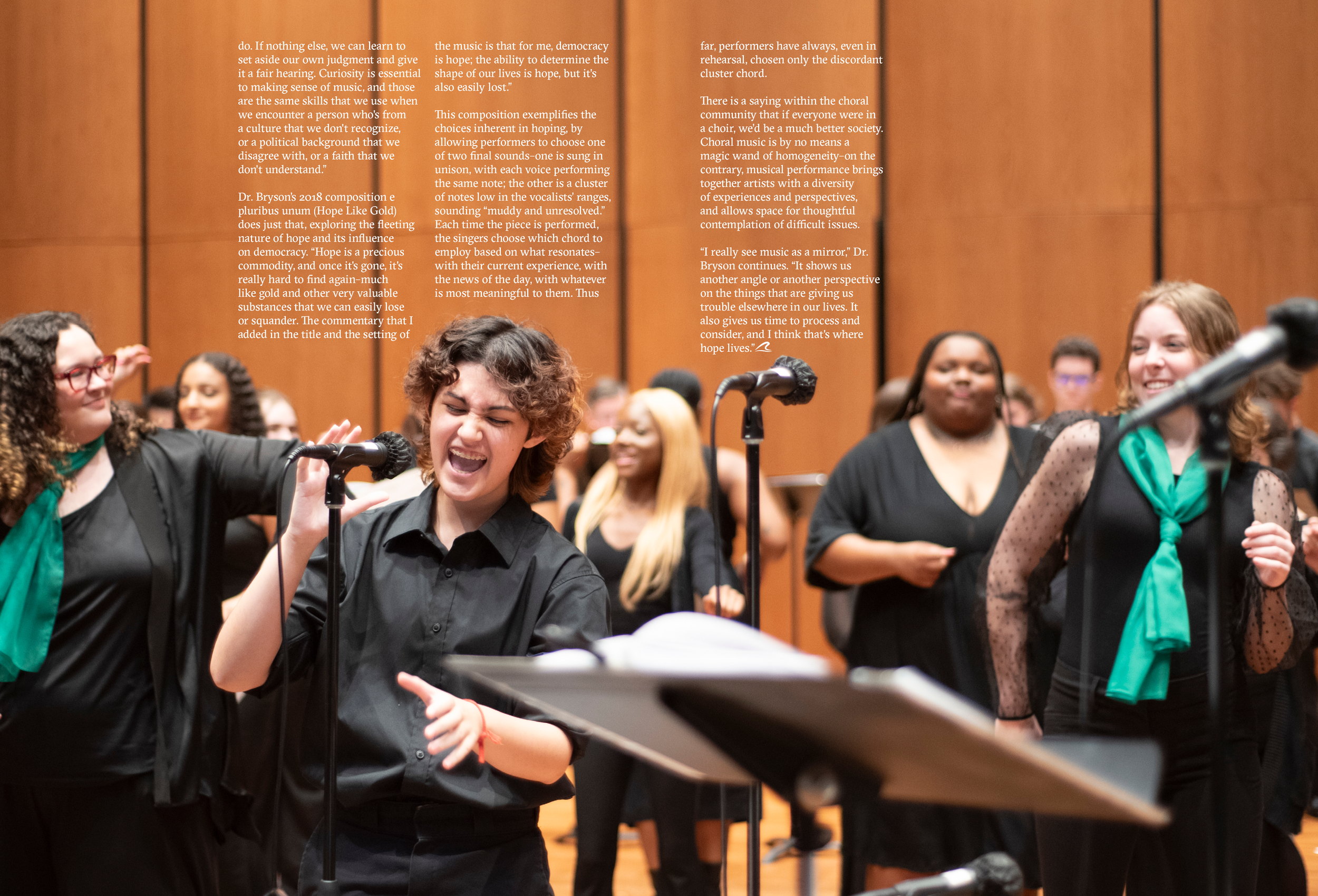 Editorial Spread on Music Therapy