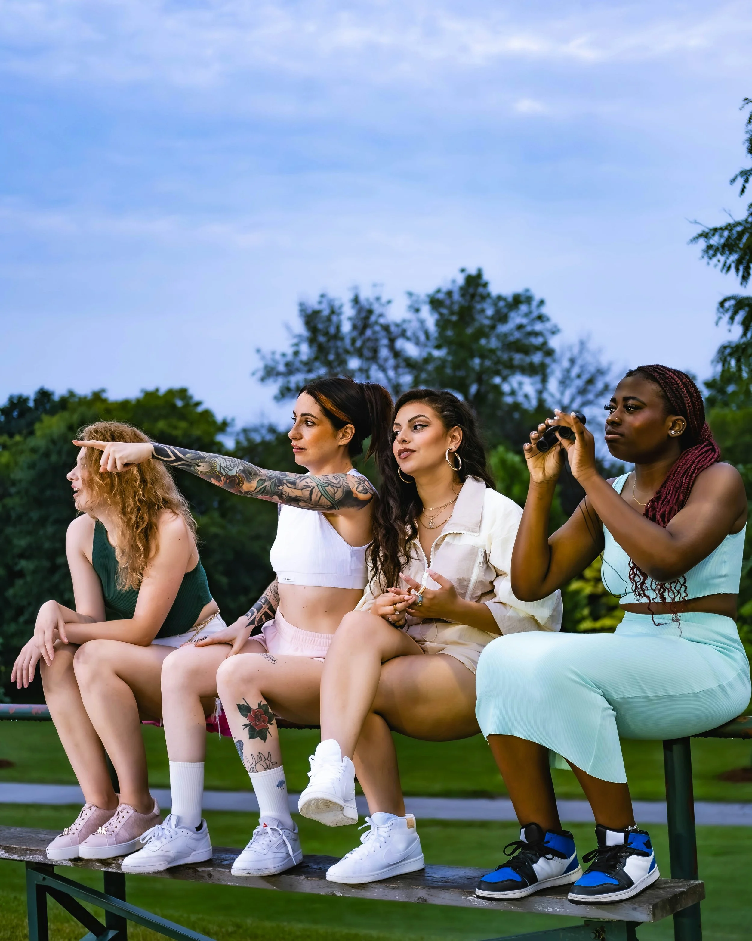 women feeling a sense of belonging