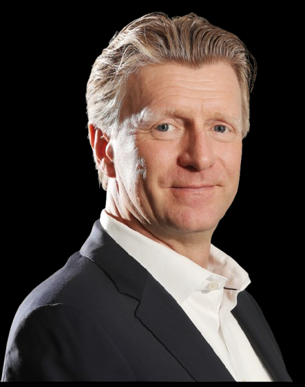 Portrait of a man in a suit with a white background