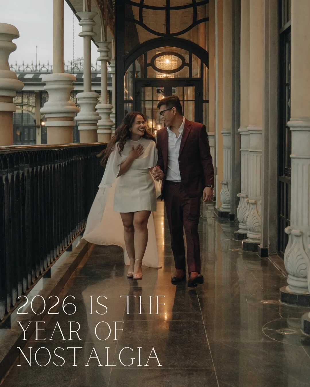 2026 is all about nostalgia, a longing for the past that feels warm, familiar, and real.

From fashion that reimagines the classics, to music that brings back unforgettable eras, to films that transport us to another time, nostalgia is everywhere, in