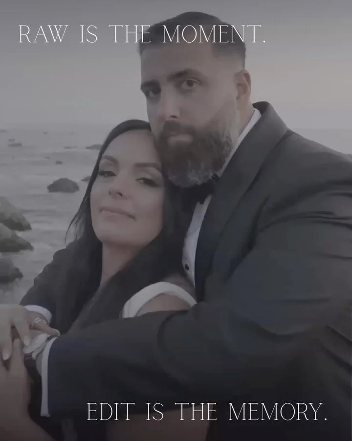 Raw is the moment. Edit is the memory. 

We don&rsquo;t just polish footage. We edit it with intention, so when you watch it years from now, it doesn&rsquo;t just look beautiful. It feels real all over again.