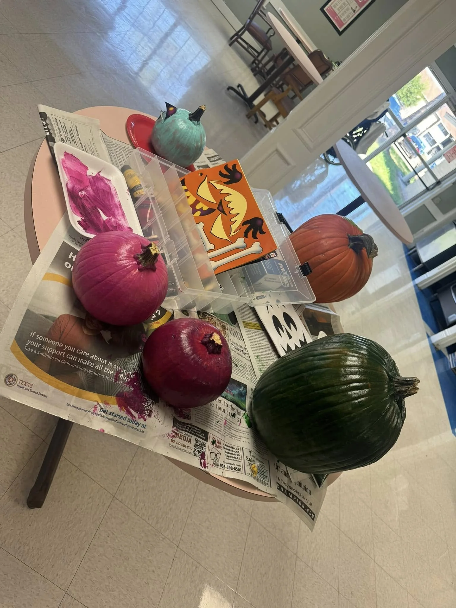 Painted pumpins