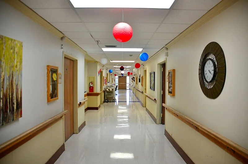 Senior Rehab Memory Care Hallway 1.webp