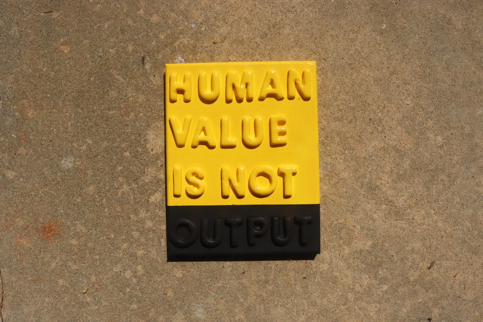 Human Value Is Not Output