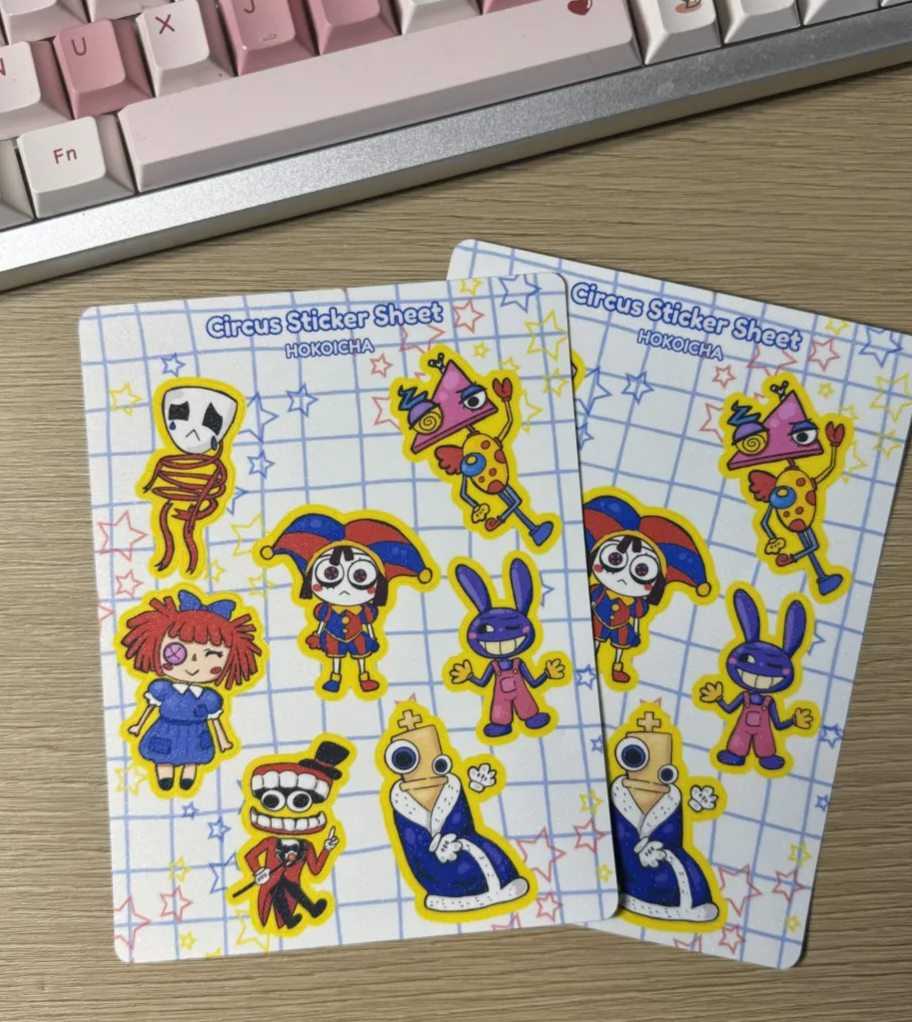 Sticker Sheet || Circus