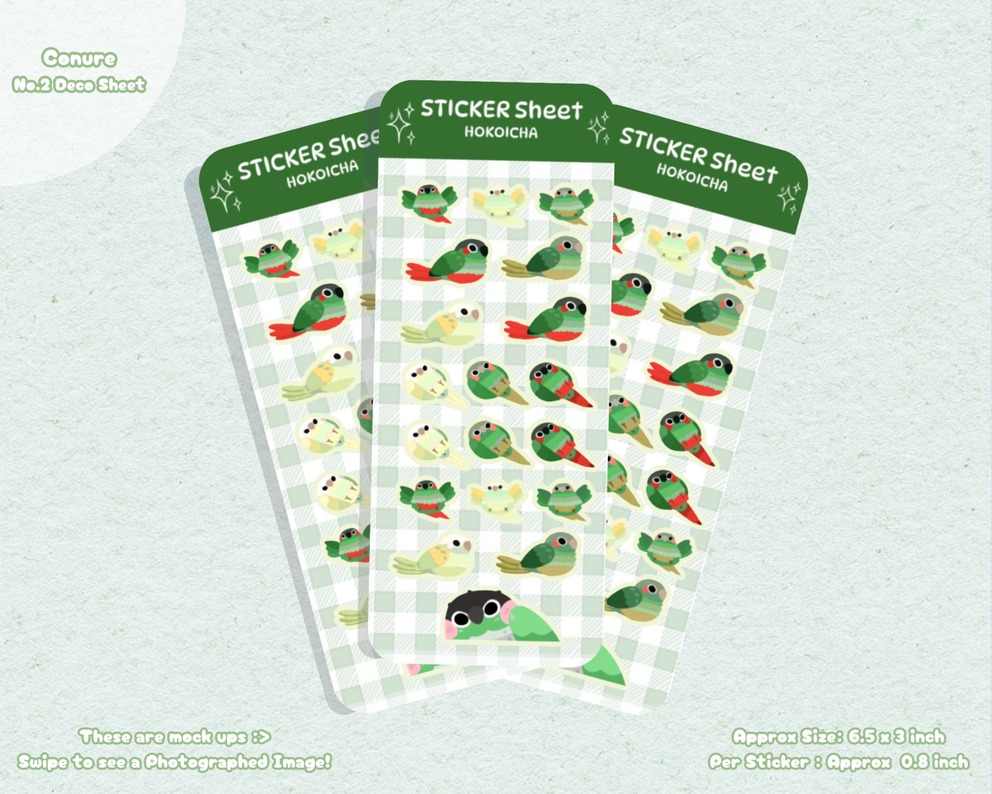Deco Sheet || Conure