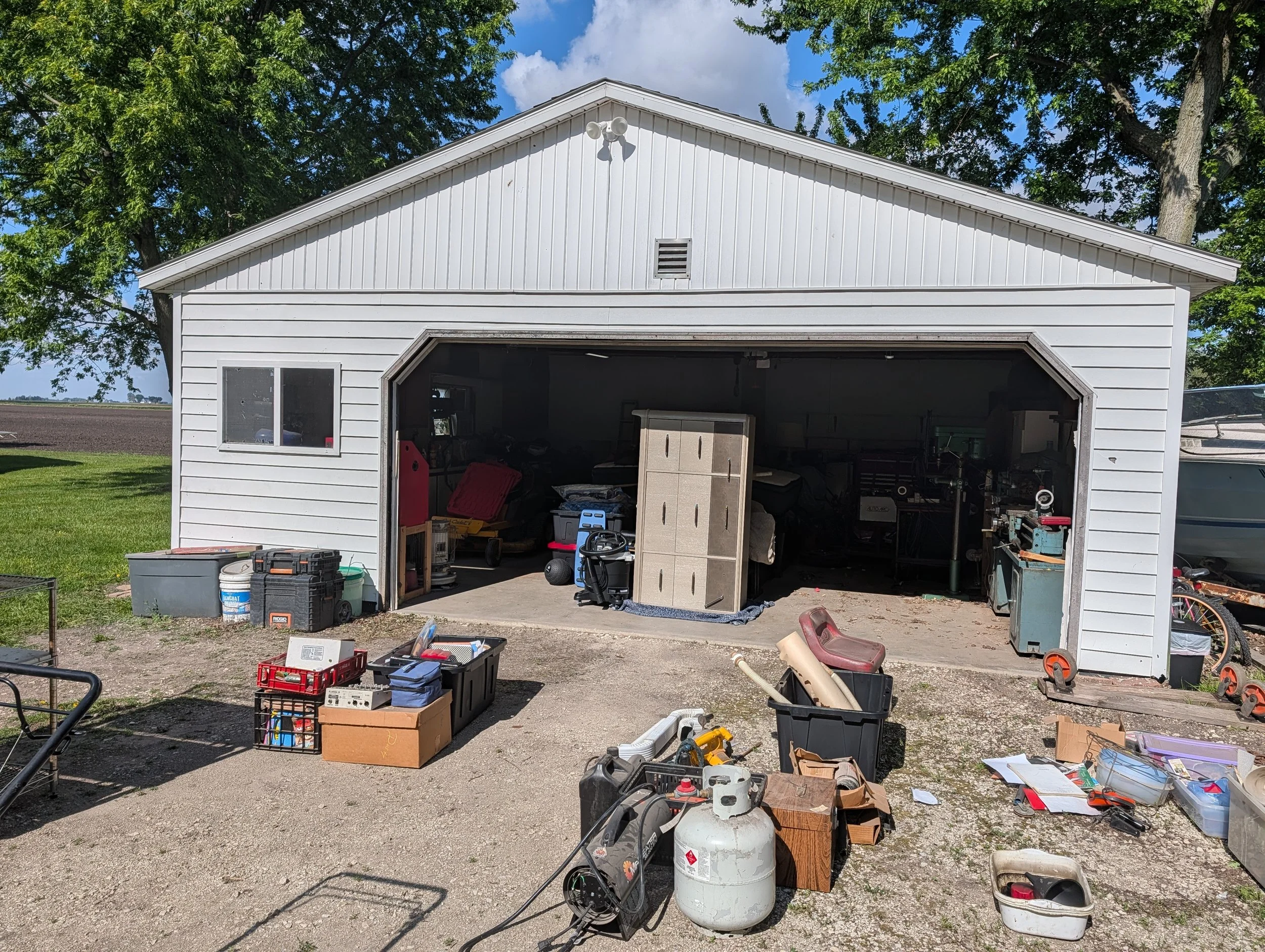 During the Process of Cleaning and Organizing
