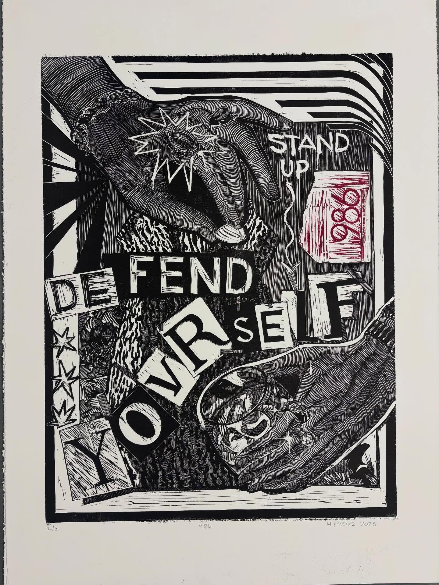 I often forget to share my stuff I&rsquo;ve made while in school so here&rsquo;s here&rsquo;s one of my fav printmaking pieces from last fall. 🖋️🖋️🖋️

Magazine Collage.
Title: 986.
18 x 24 in.
Ink on Arches Cover. 

#marylandinstitutecollegeofart
