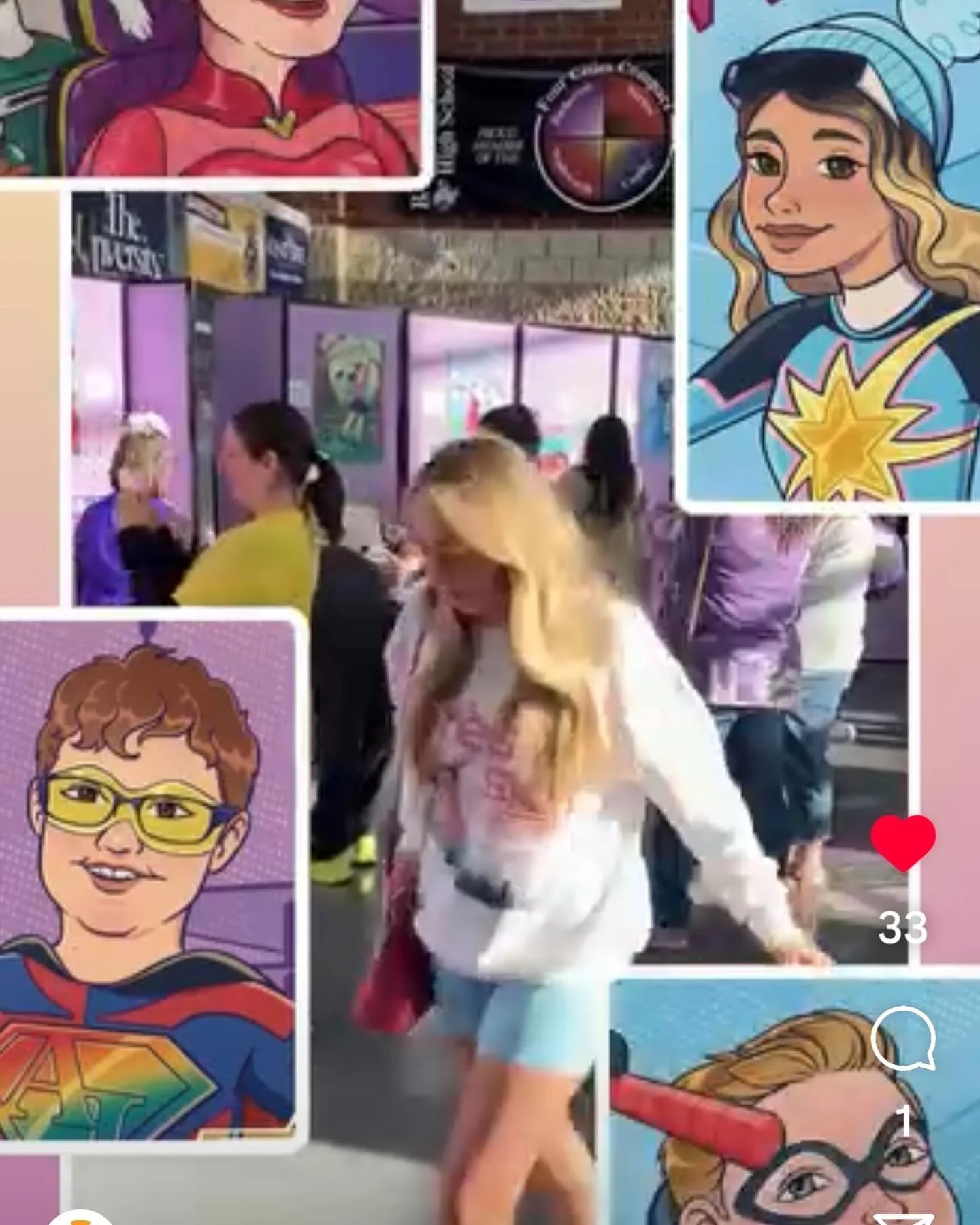 Hi! Apologies for the late post but I am currently out of the country-visiting family in Mexico! This past spring I was able to embark on the most amazing journey, to help design 21 amazing superhero cheerleaders! I spent over 200+ hours total (in be