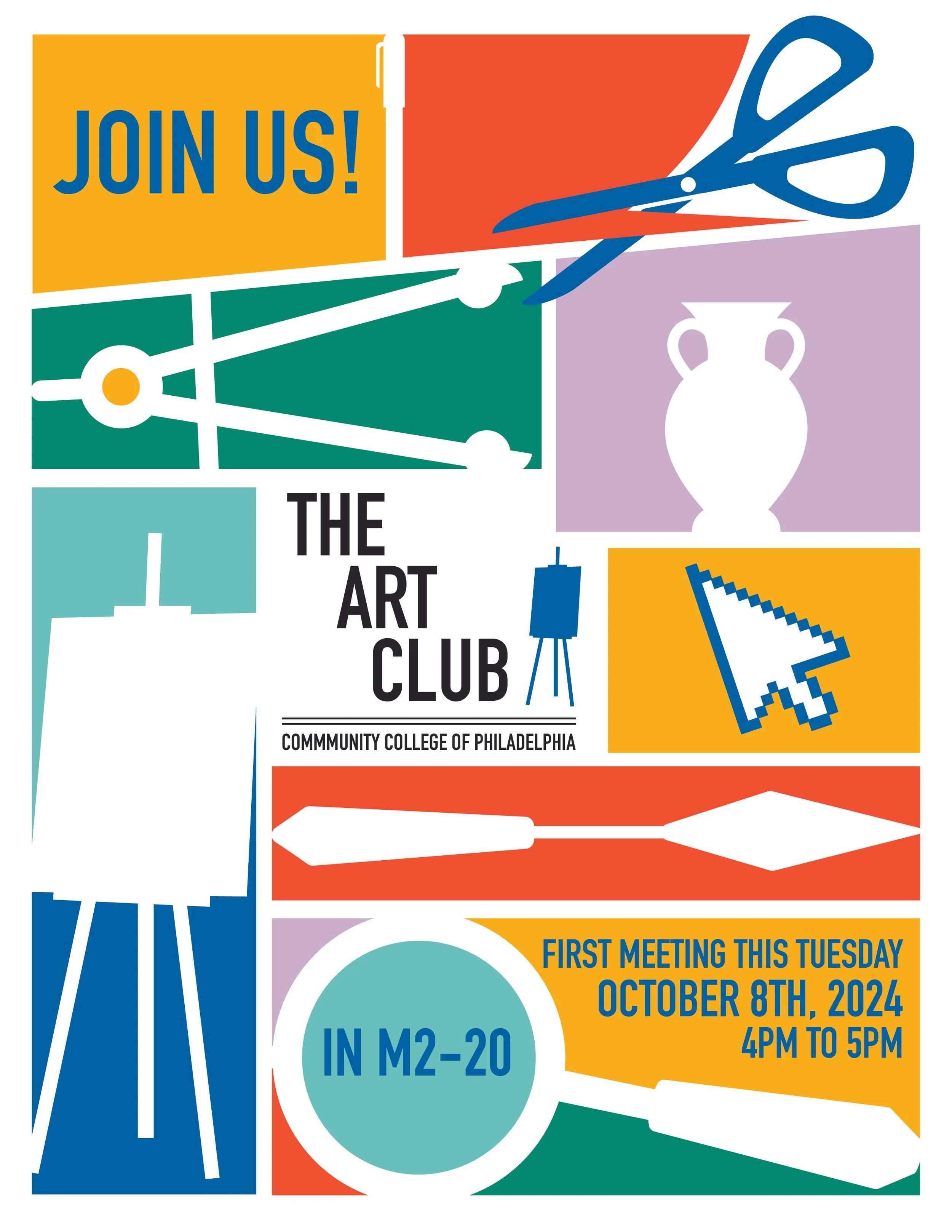 Art Club Meeting Poster 2024